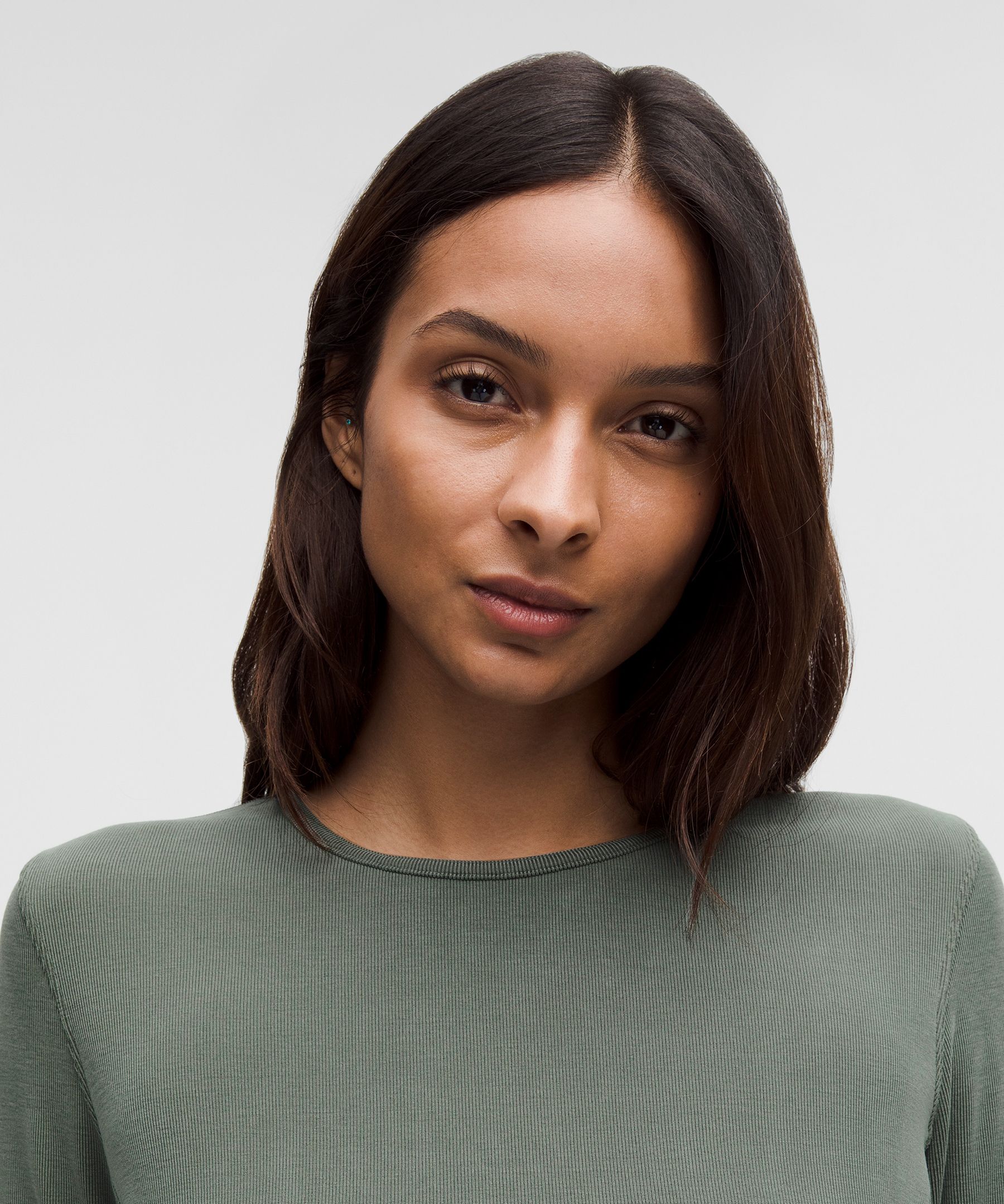 Lululemon Twist-back Soft Ribbed Long-sleeve Top