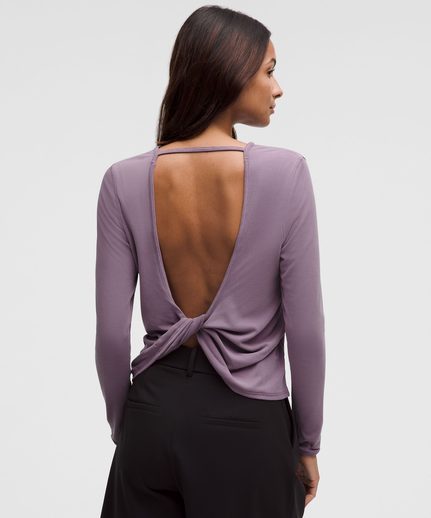 Twist Back Long Sleeve – Rising Lotus