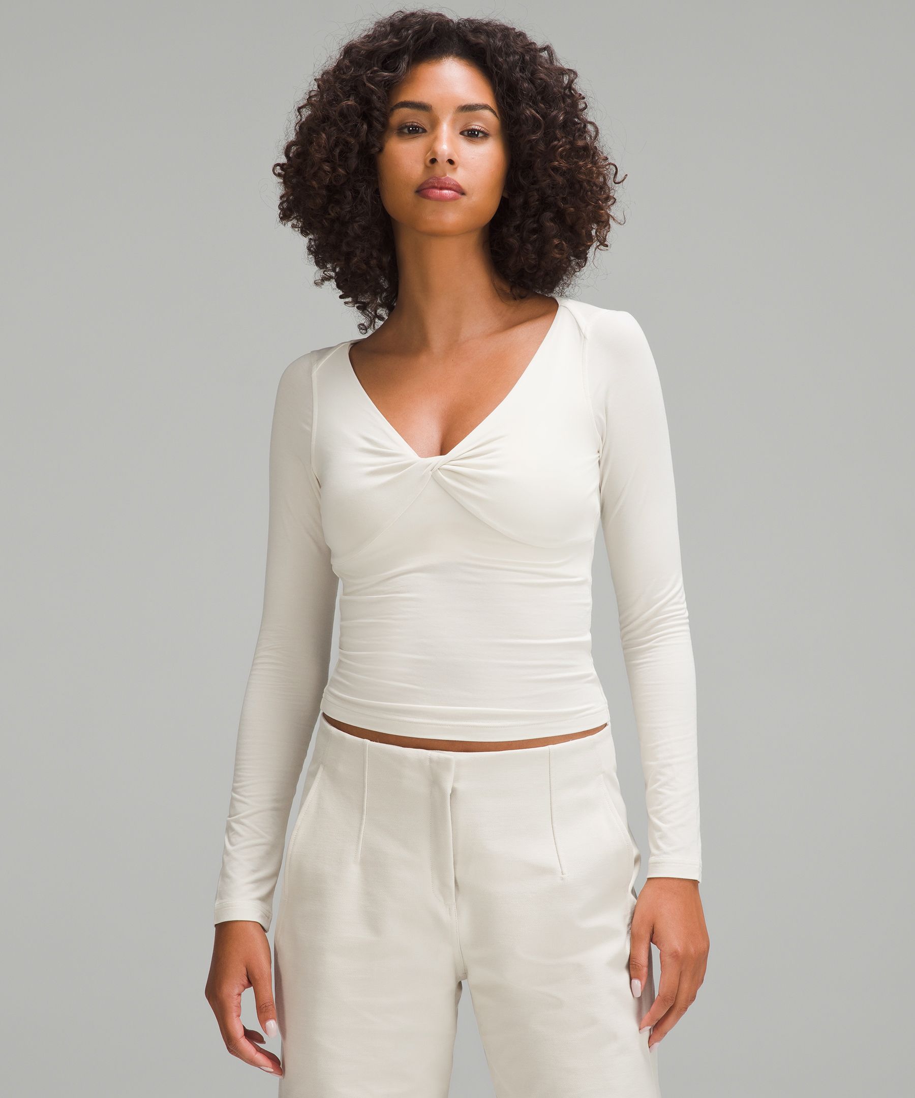 Twist Up V-Neck Twist Front Top, Beyond Yoga