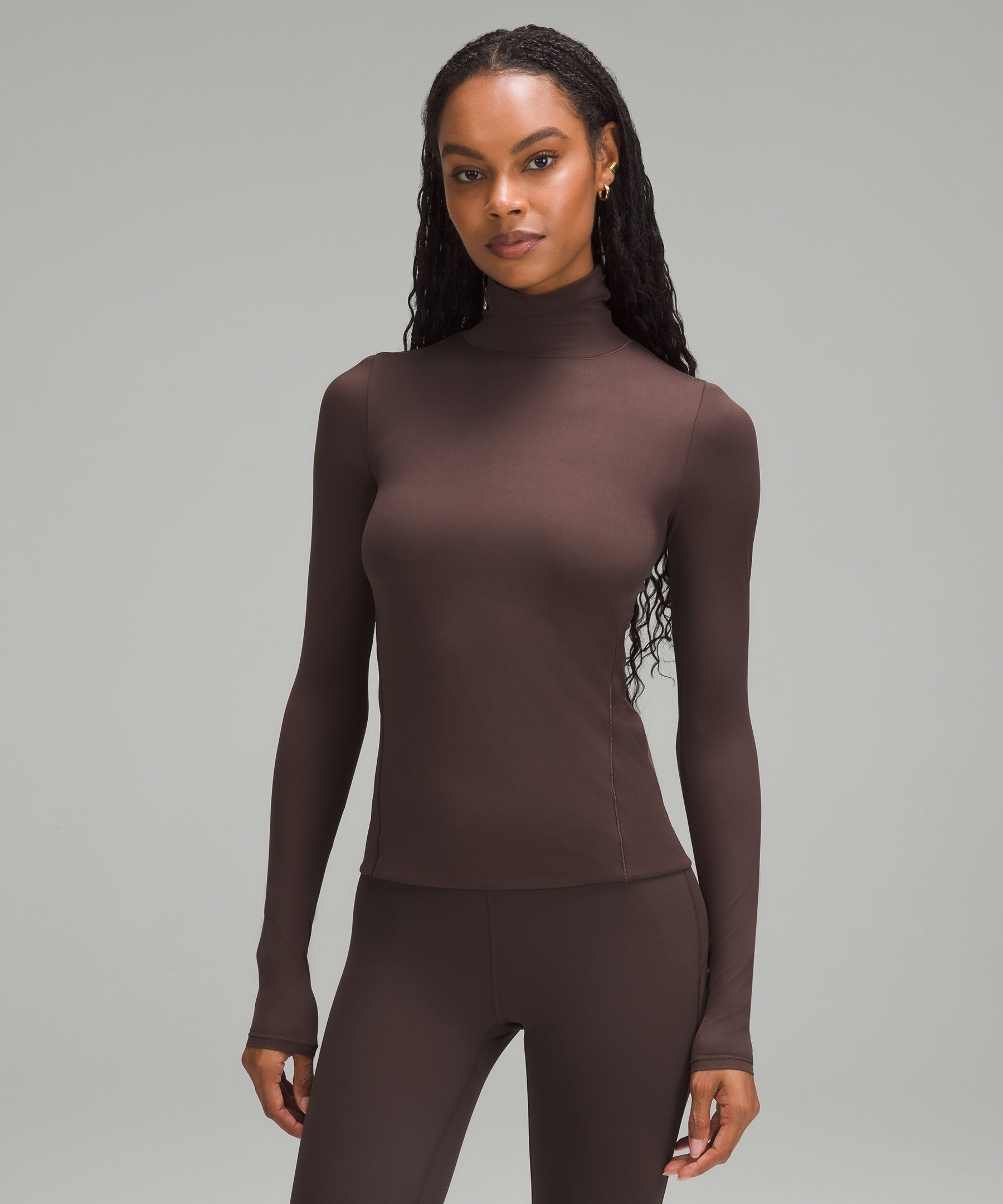 lululemon athletica Wundermost Bodysuit - Ultra-soft Nulu Turtleneck  Bodysuit in Green