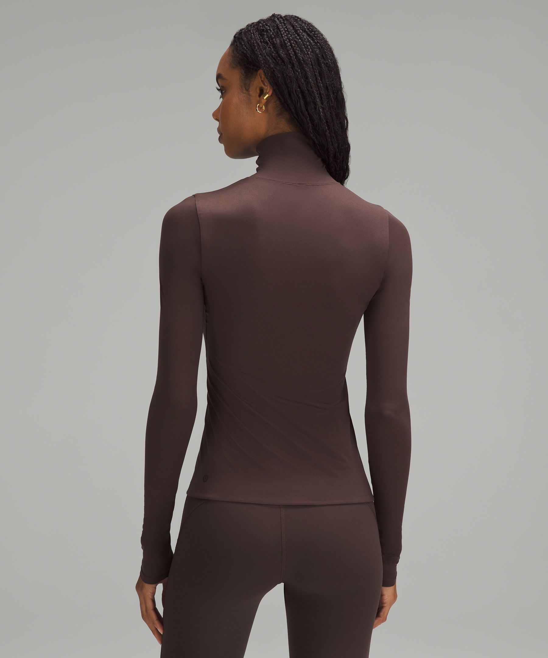 Lululemon athletica Wundermost Ultra-Soft Nulu Turtleneck Bodysuit, Women's Long Sleeve Shirts