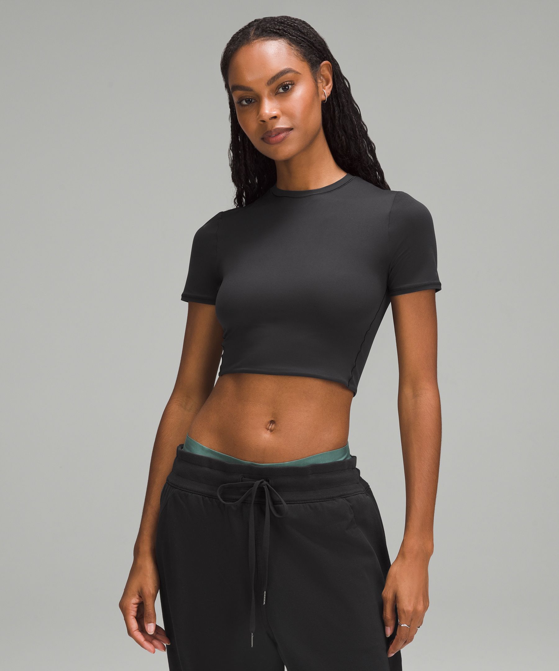 Lululemon Cut Above Tee Black Like New Women's Size 12 - $42 - From  MyPinkHanger