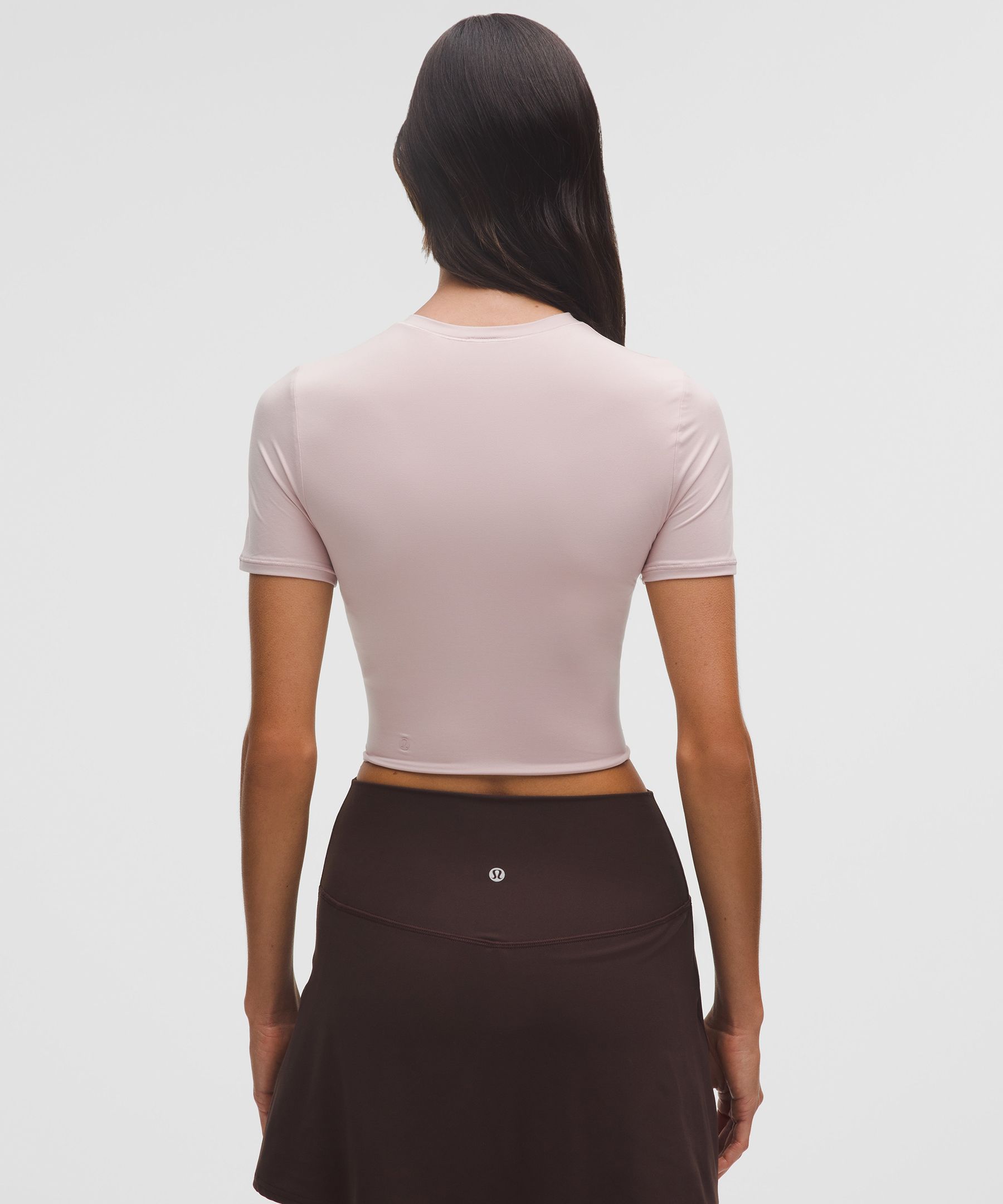 Lululemon Wundermost Ultra-soft Nulu Crewneck Cropped T-shirt