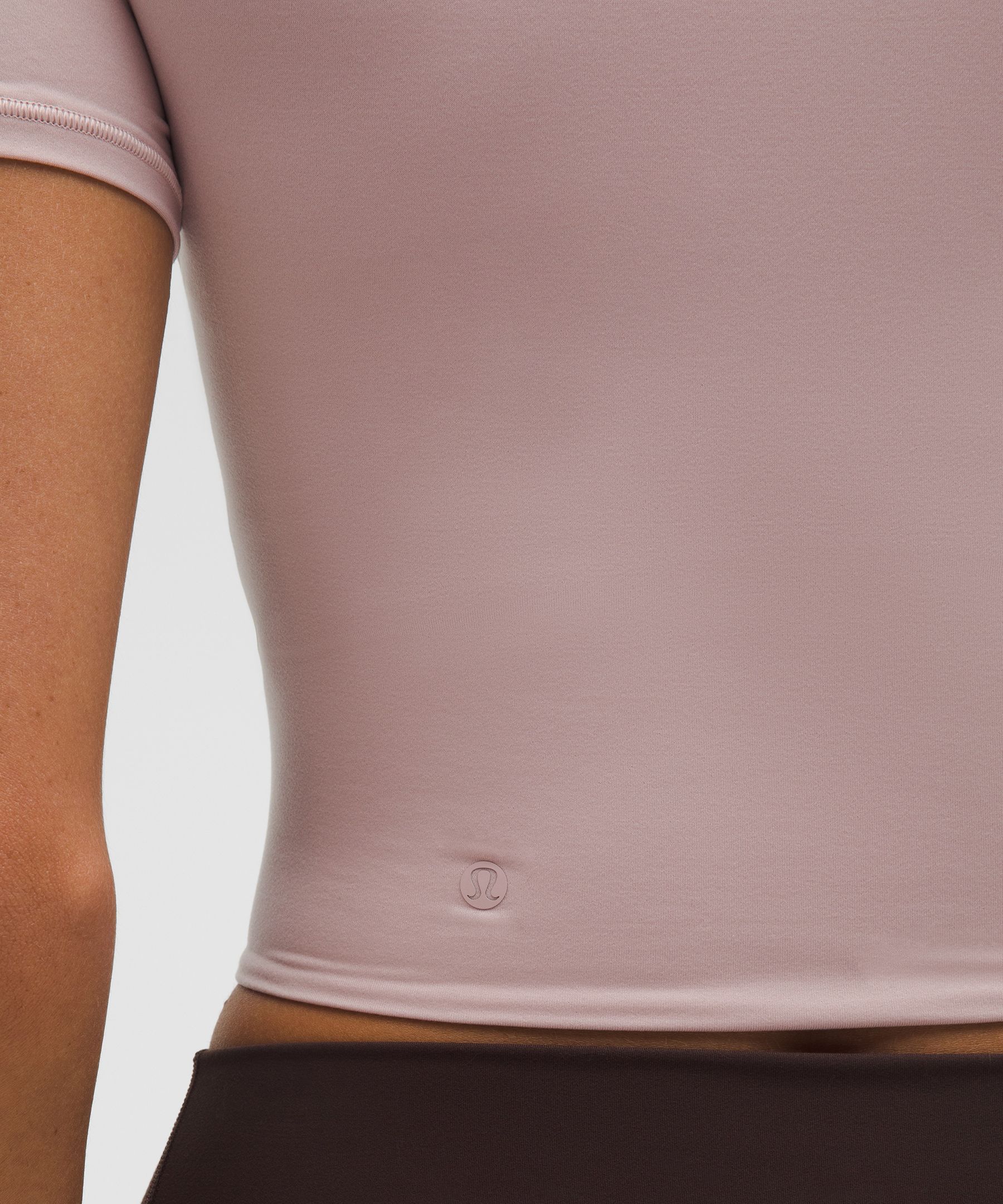 Lululemon Wundermost Ultra-soft Nulu Crewneck Cropped T-shirt