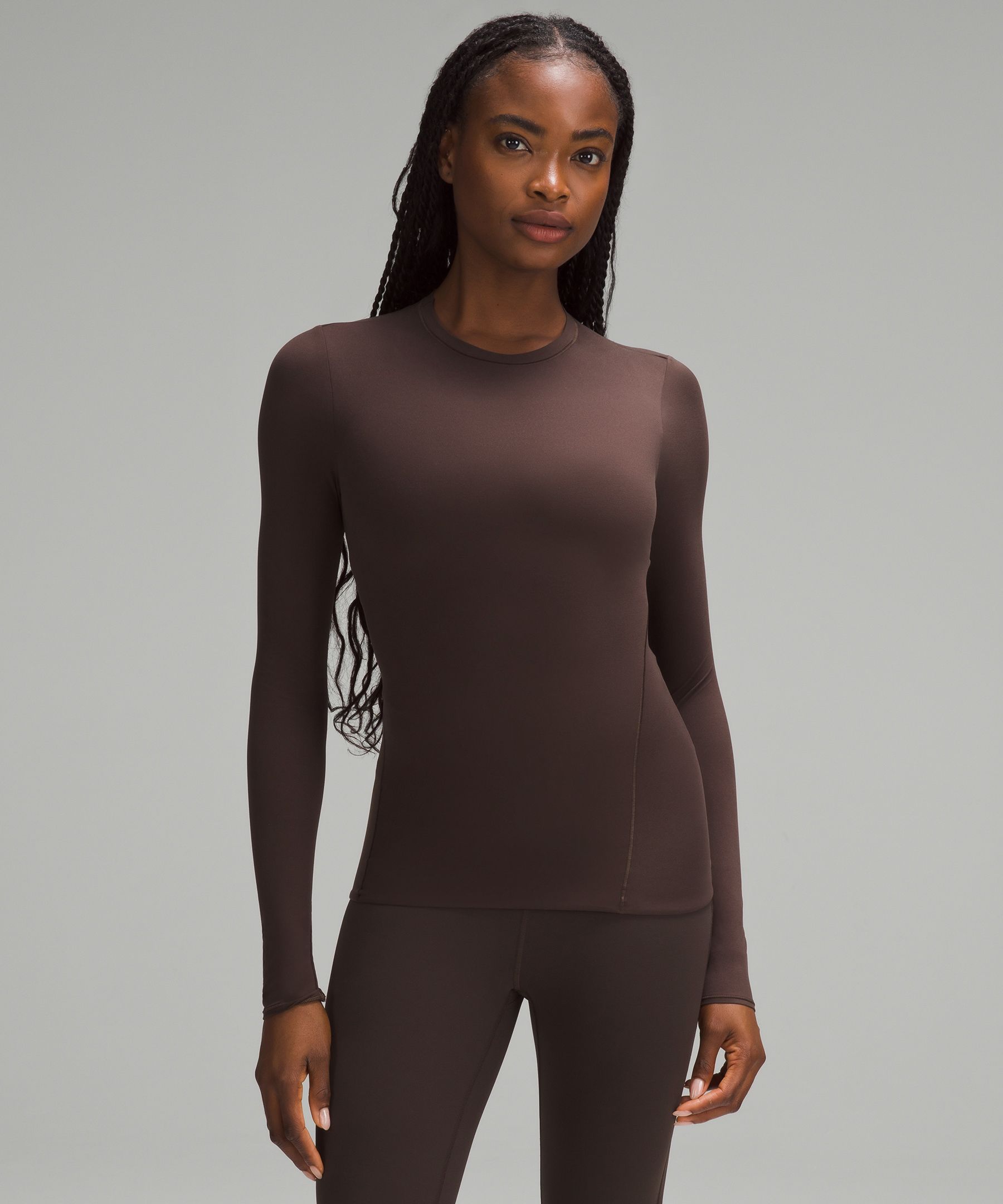 Lululemon Wundermost Ultra-soft Nulu Crewneck Long-sleeve Shirt