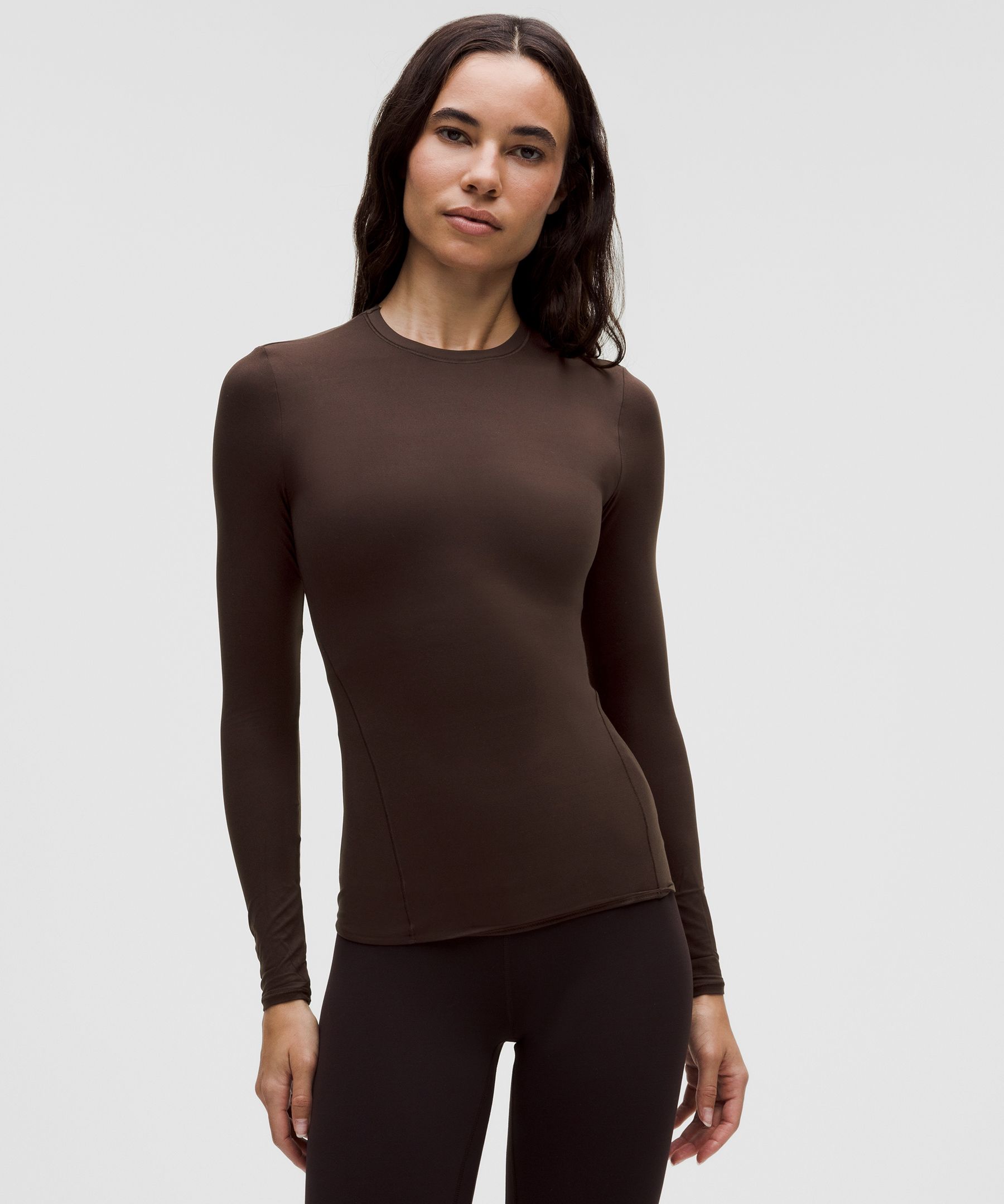 Lululemon Wundermost Ultra-soft Nulu Crewneck Long-sleeve Shirt