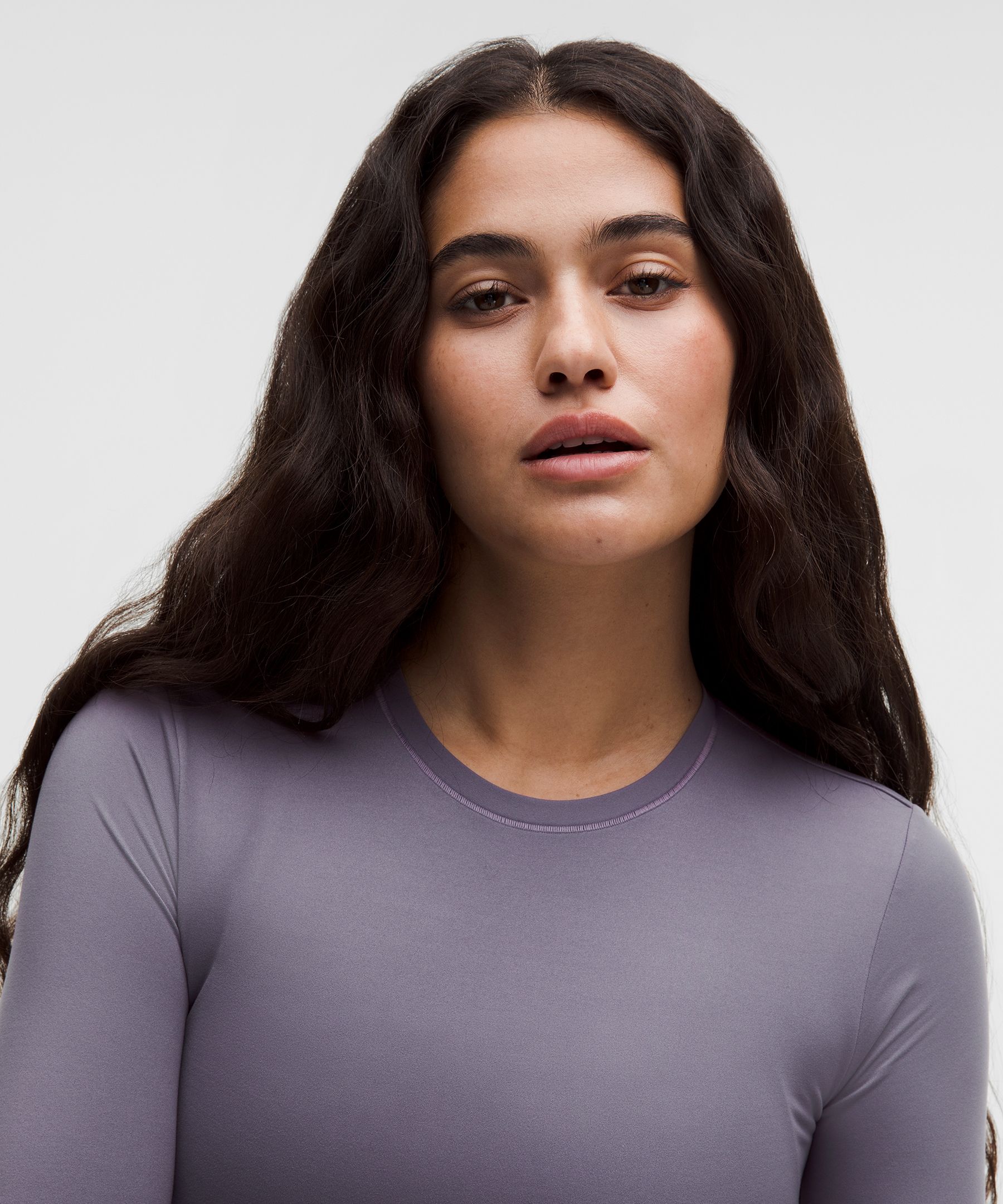 Wundermost Ultra-Soft Nulu Crewneck Long-Sleeve Shirt