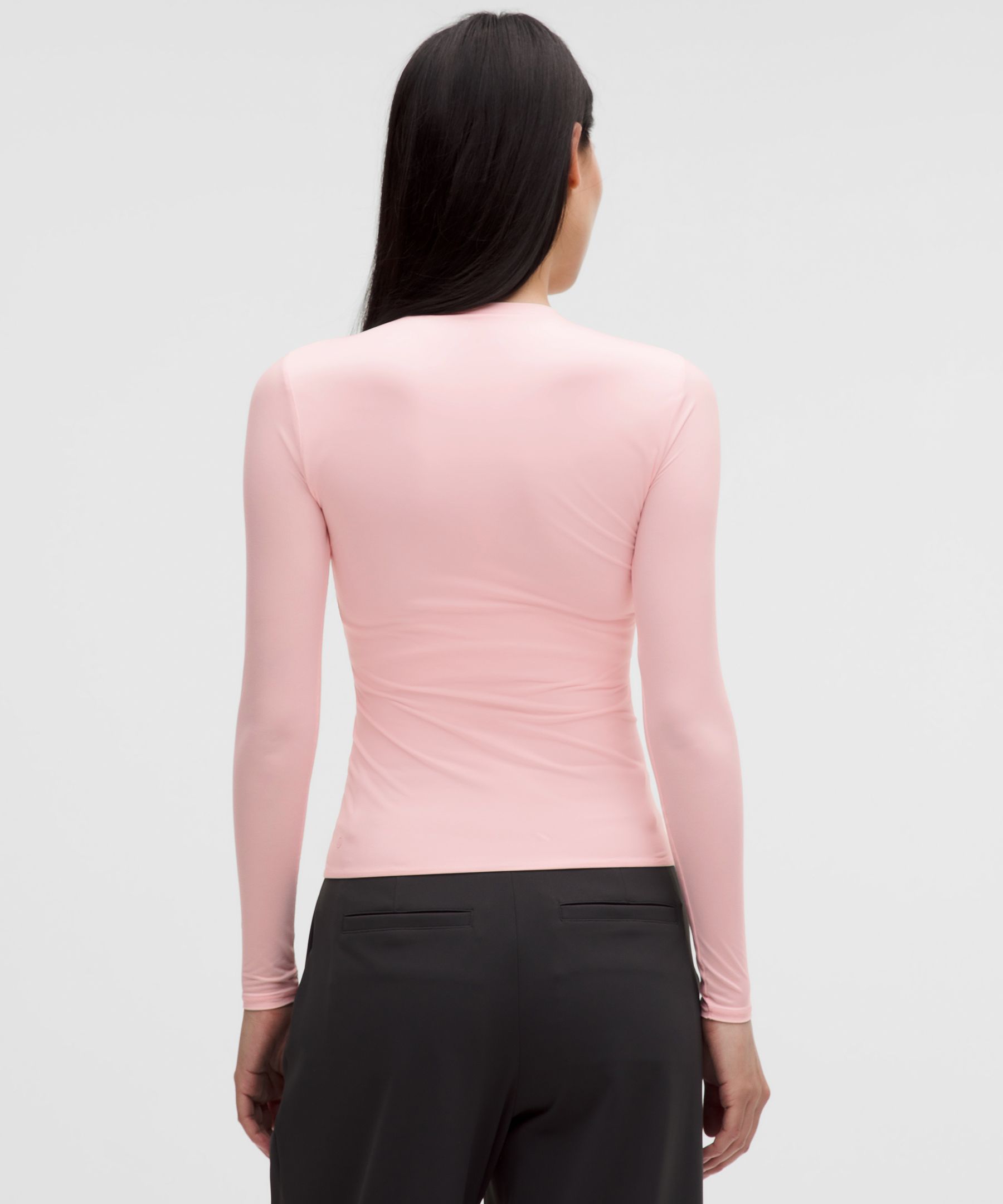 Wundermost Ultra-Soft Nulu Crewneck Long-Sleeve Shirt