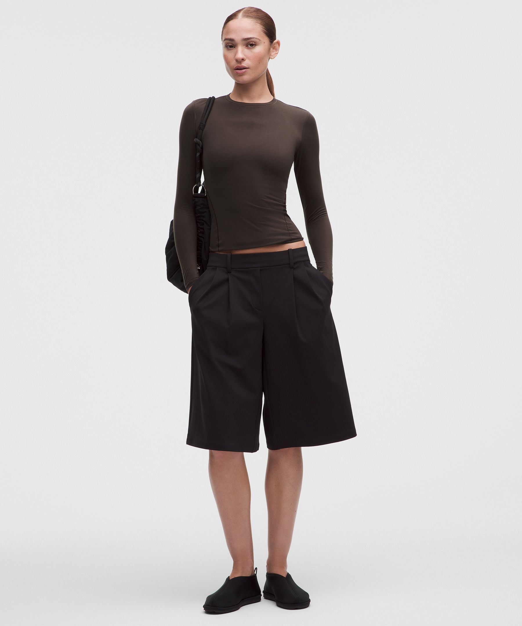 Wundermost Ultra-Soft Nulu Crewneck Long-Sleeve Shirt