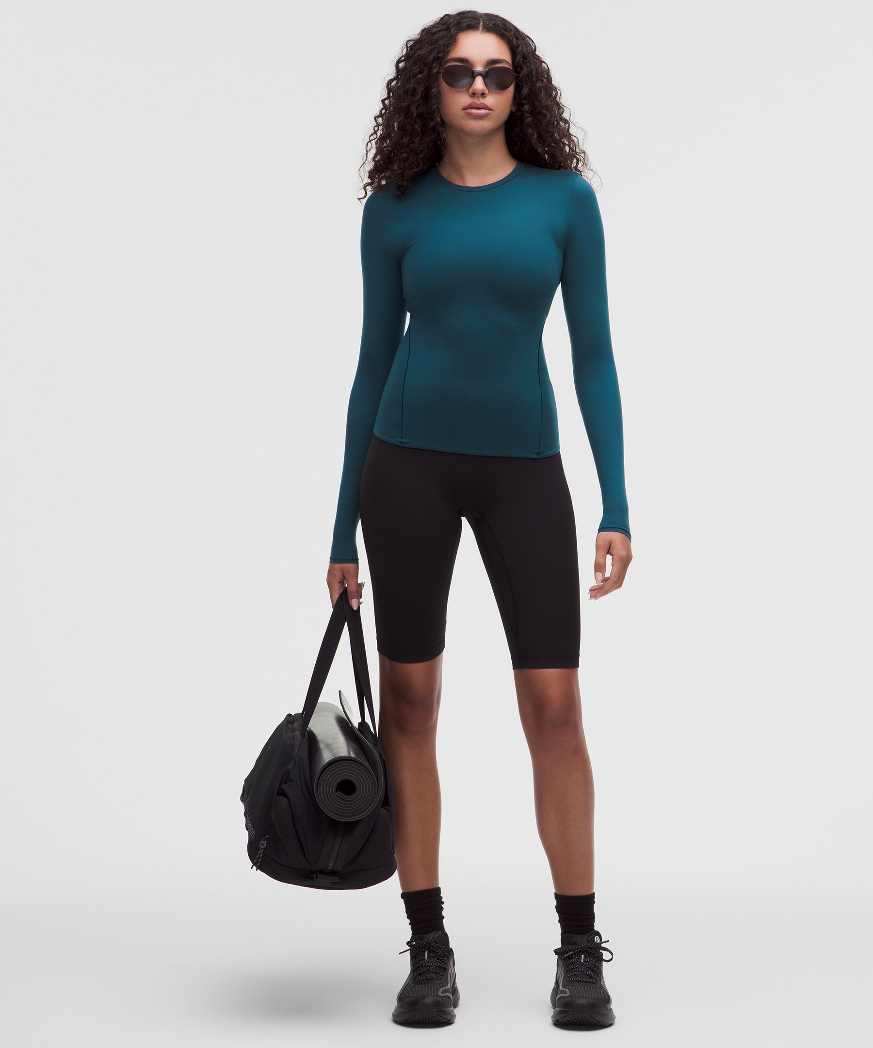 Wundermost Ultra-Soft Nulu Crewneck Long-Sleeve Shirt