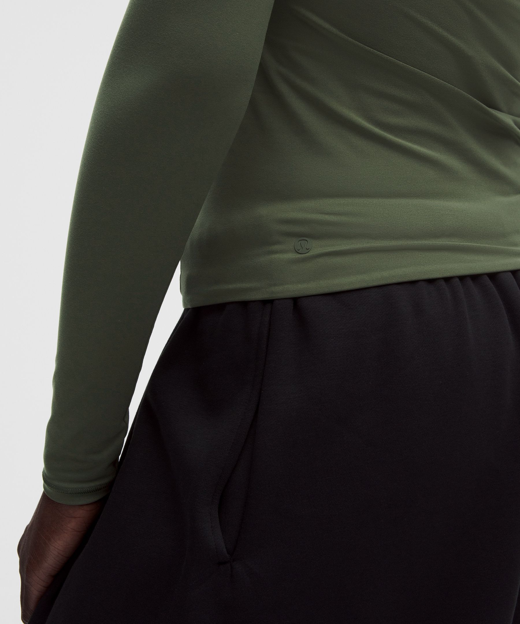 Wundermost Ultra-Soft Nulu Crewneck Long-Sleeve Shirt