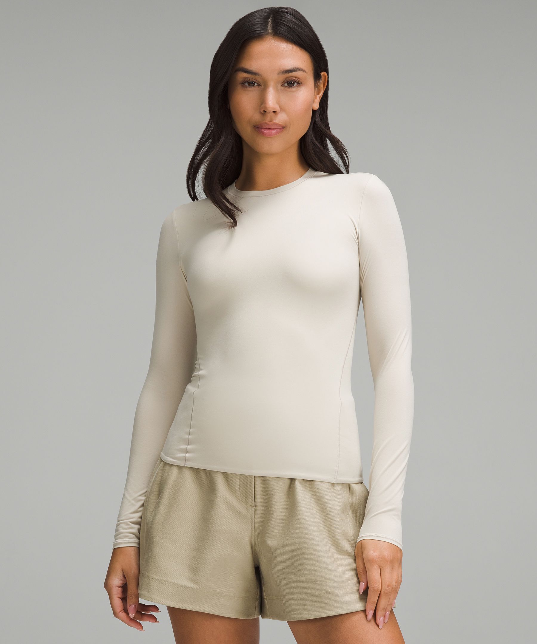 Lululemon athletica Wundermost Ultra-Soft Nulu Crewneck Long-Sleeve Shirt, Women's Long Sleeve Shirts