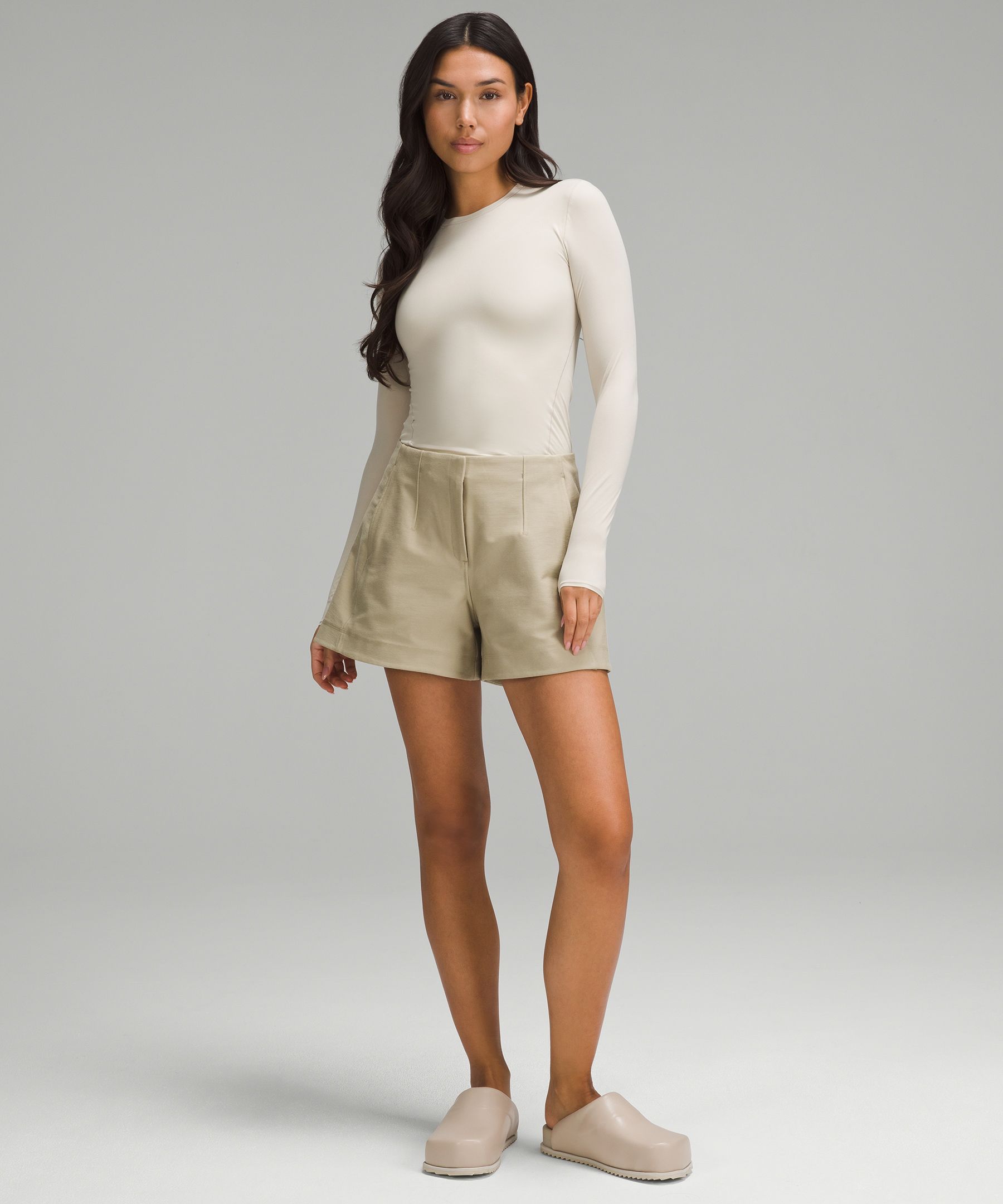 Shop Lululemon Wundermost Ultra-soft Nulu Crewneck Long-sleeve Shirt