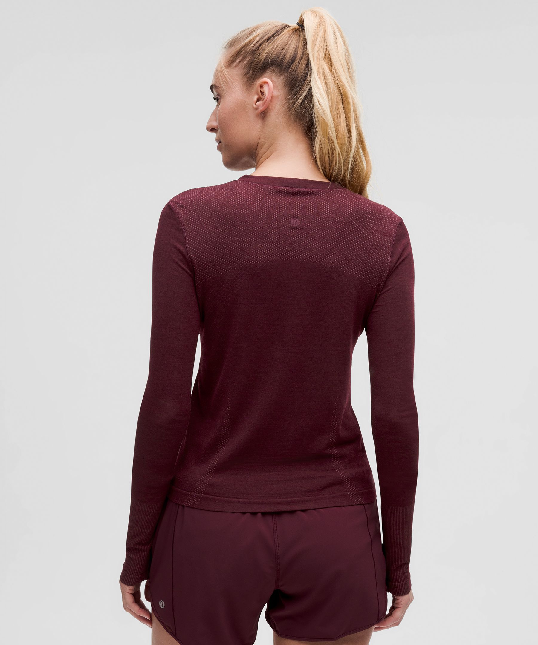Lululemon Swiftly Wool Long-sleeve Shirt Waist Length