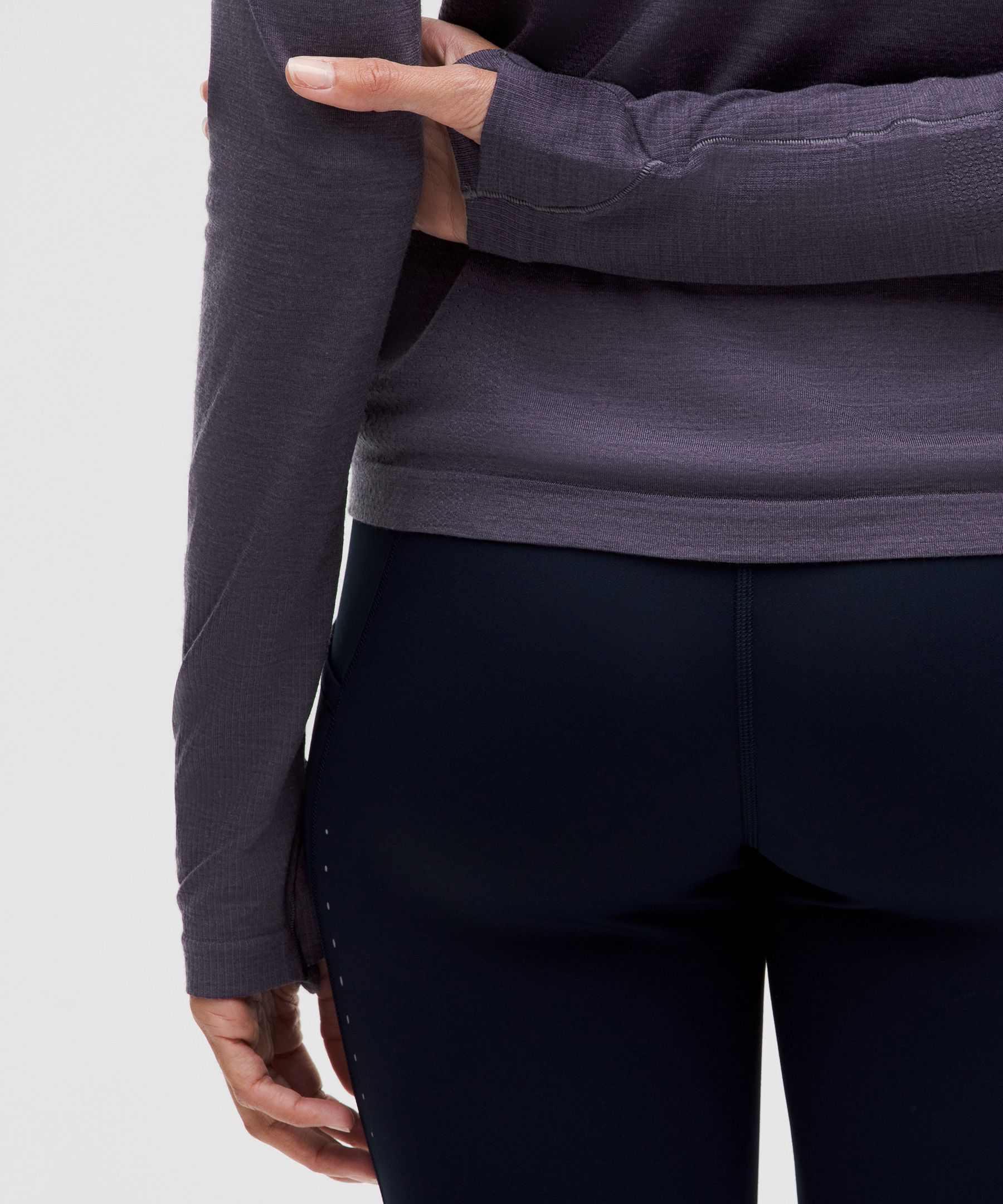Lululemon Swiftly Wool Long-sleeve Shirt Hip Length