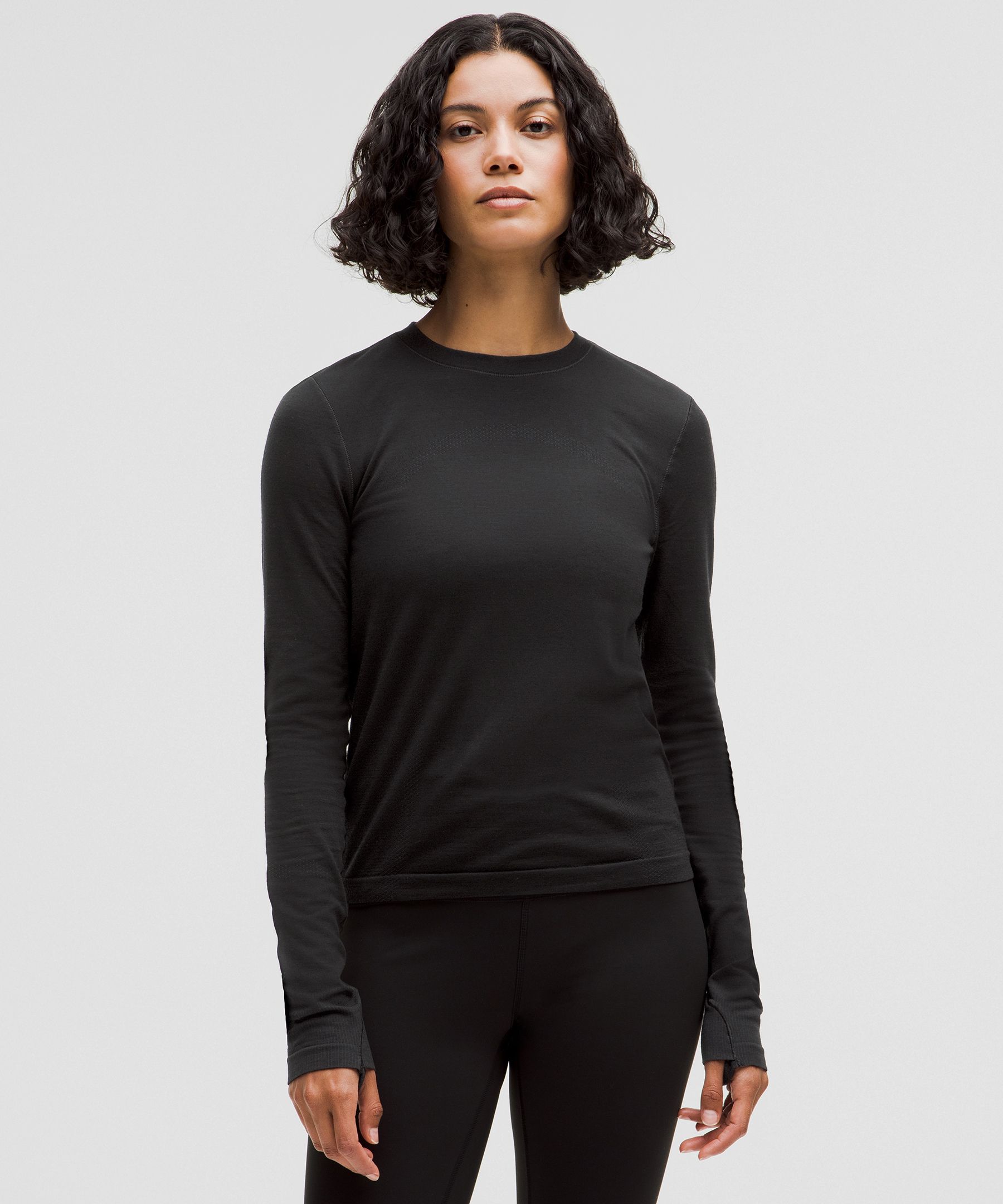Swiftly Wool-Blend Long-Sleeve Shirt *Waist Length