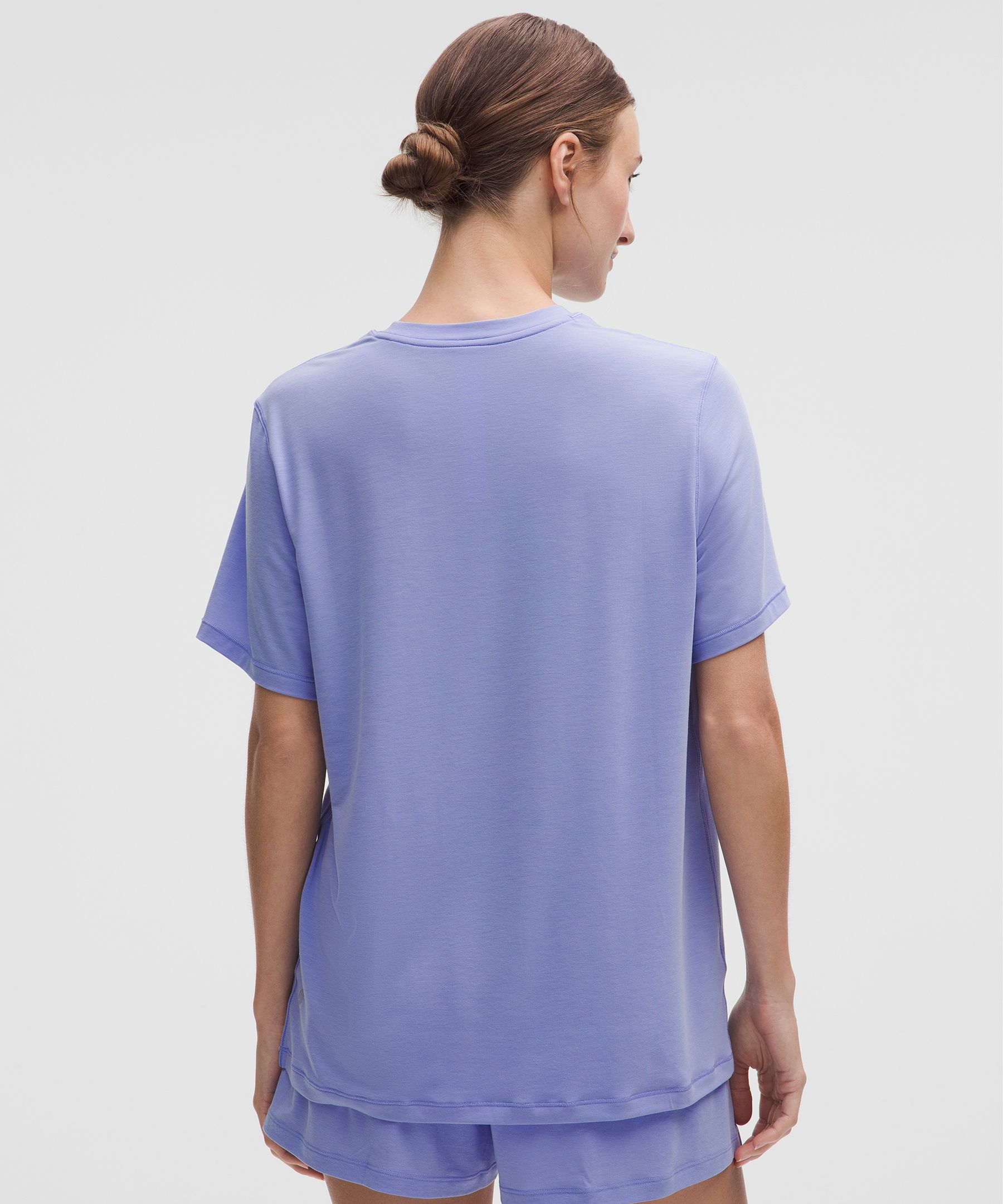 Lululemon Jersey Training Short-sleeve Shirt In Purple
