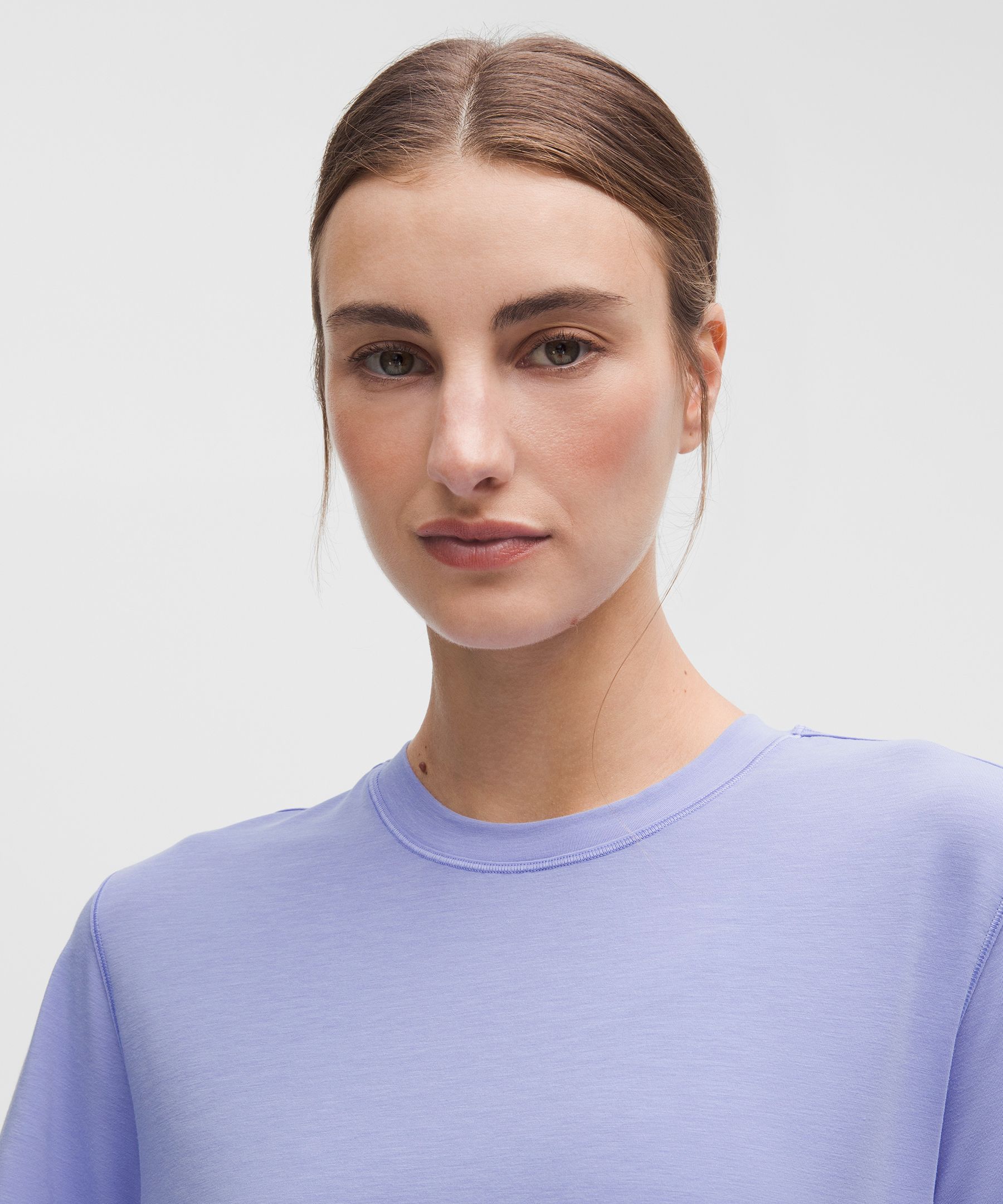 Lululemon Jersey Training Short-sleeve Shirt In Purple