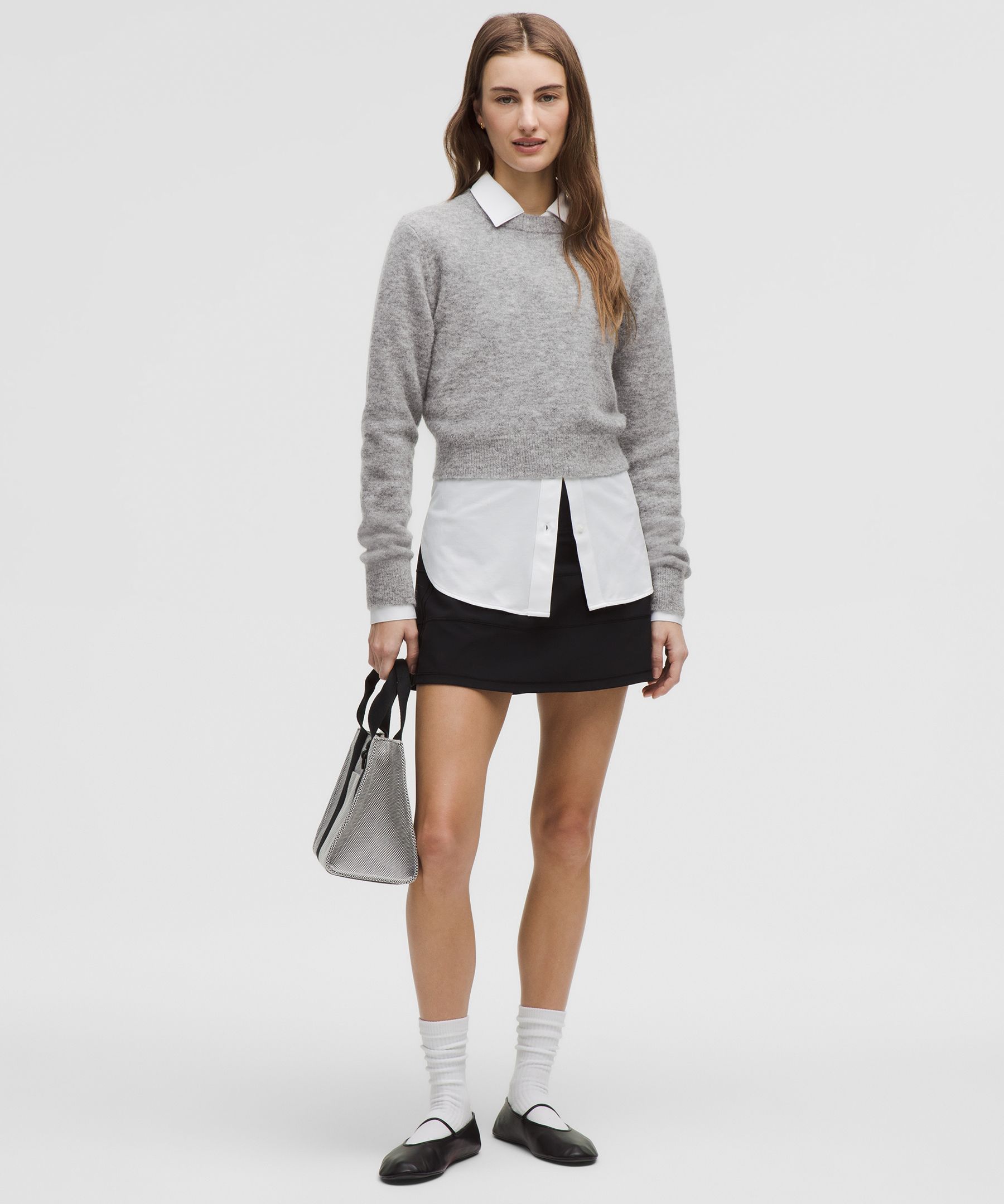 Lululemon Alpaca Wool-blend Cropped Sweater