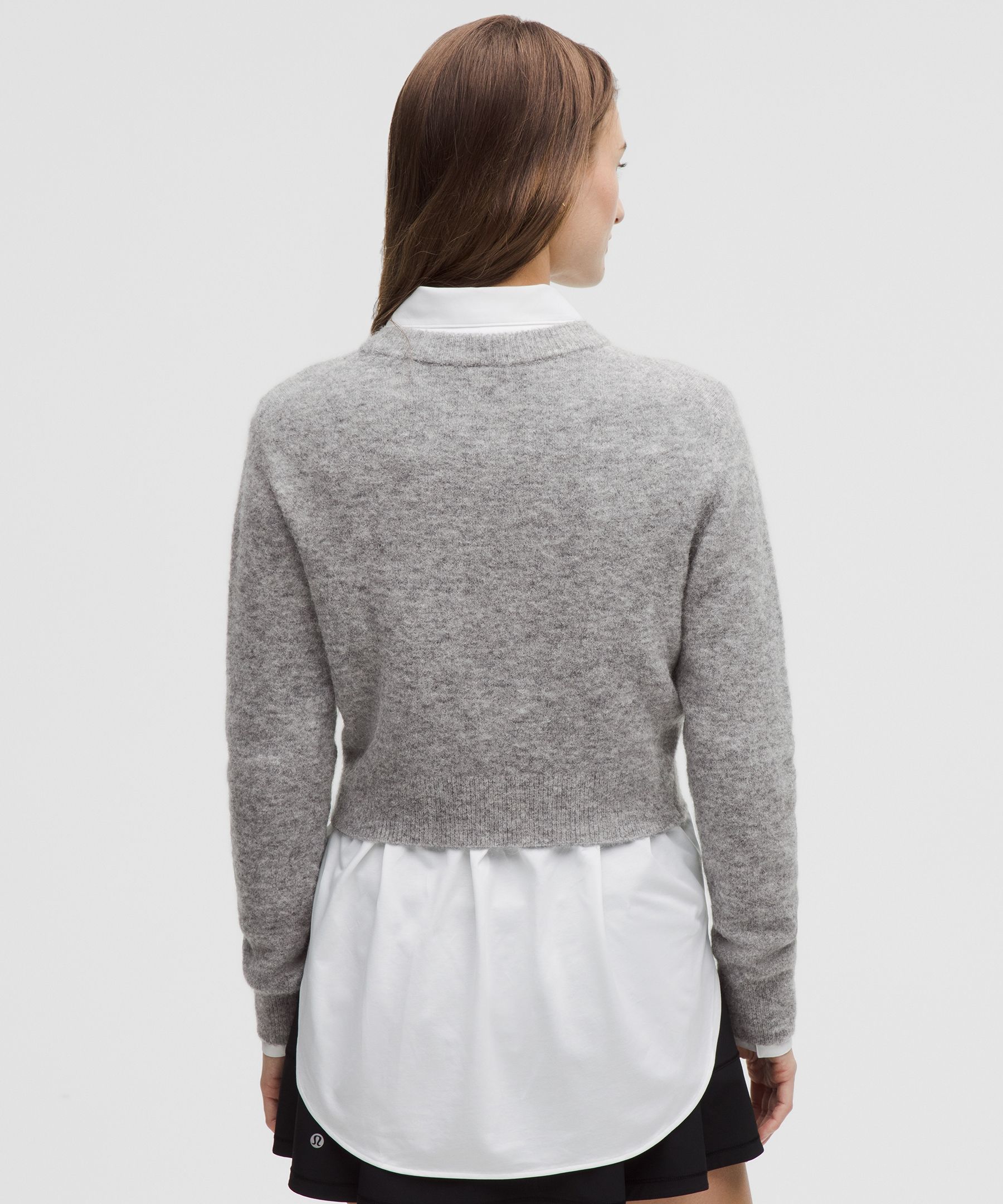 Lululemon Alpaca Wool-blend Cropped Sweater