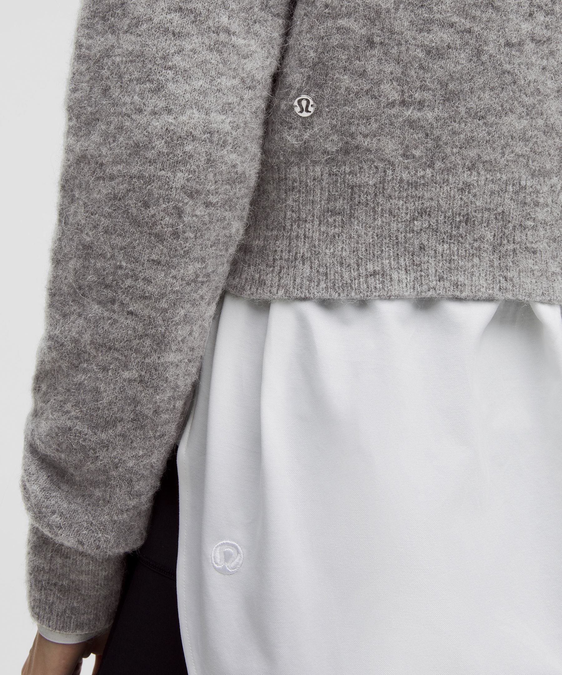 Lululemon Alpaca Wool-blend Cropped Sweater