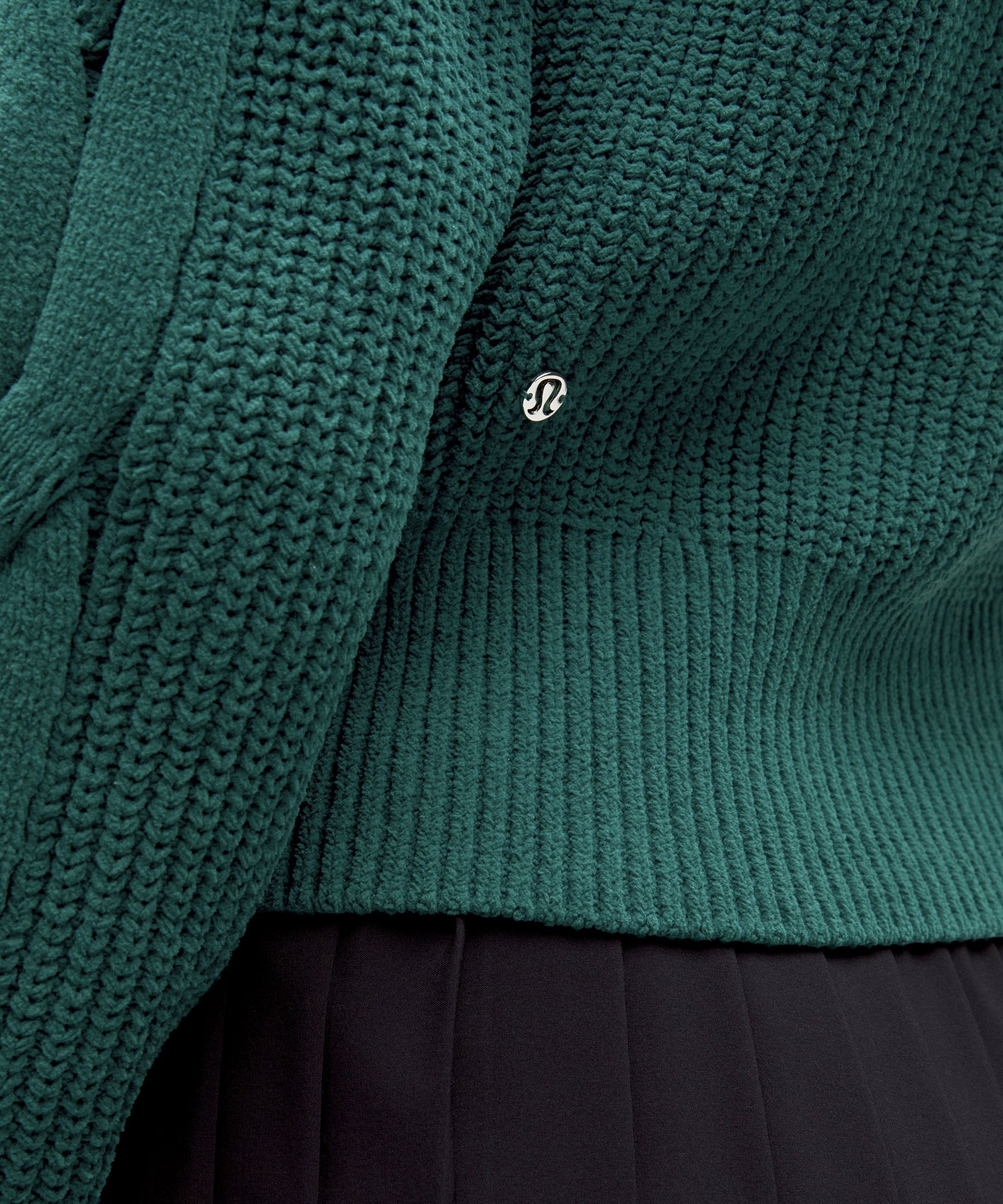 Lululemon Cable-knit Oversized Half Zip