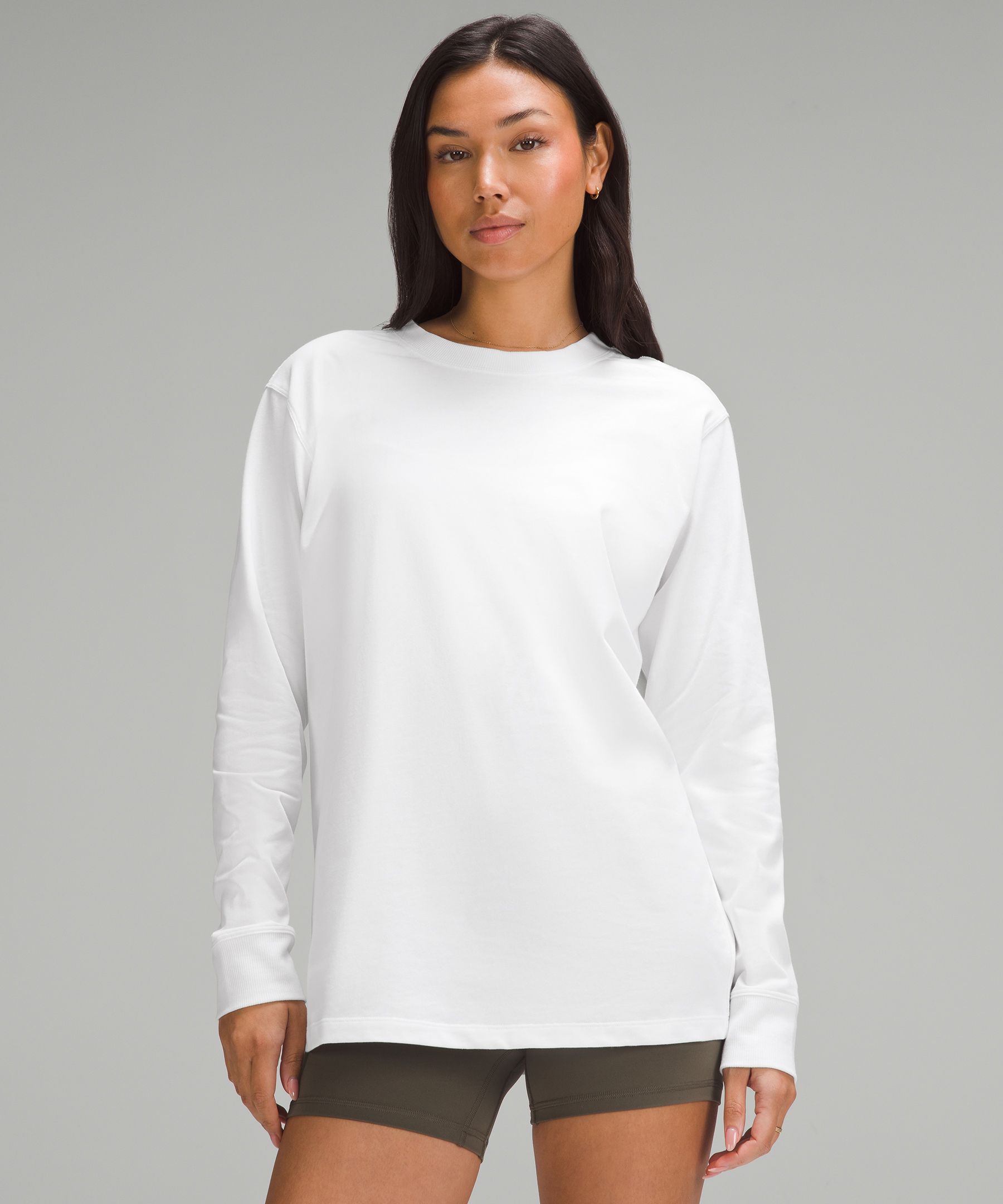 White OTS Top - Long Sleeve Top - OTS Long Sleeve Shirt - Lulus