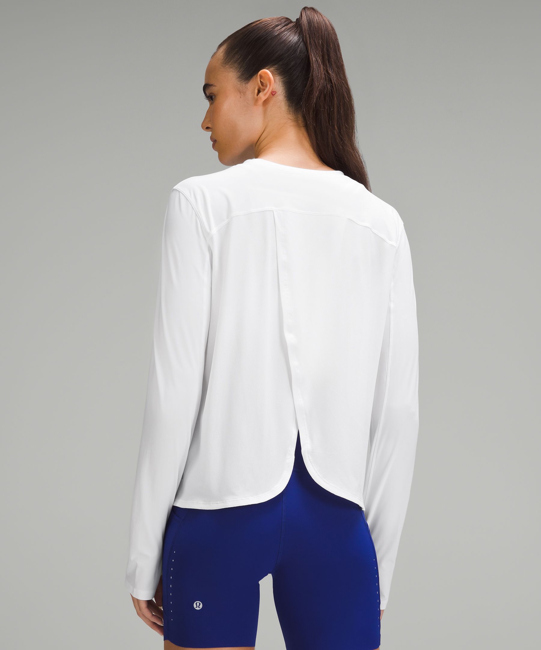 Mesh Panelled Running Long-Sleeve Shirt