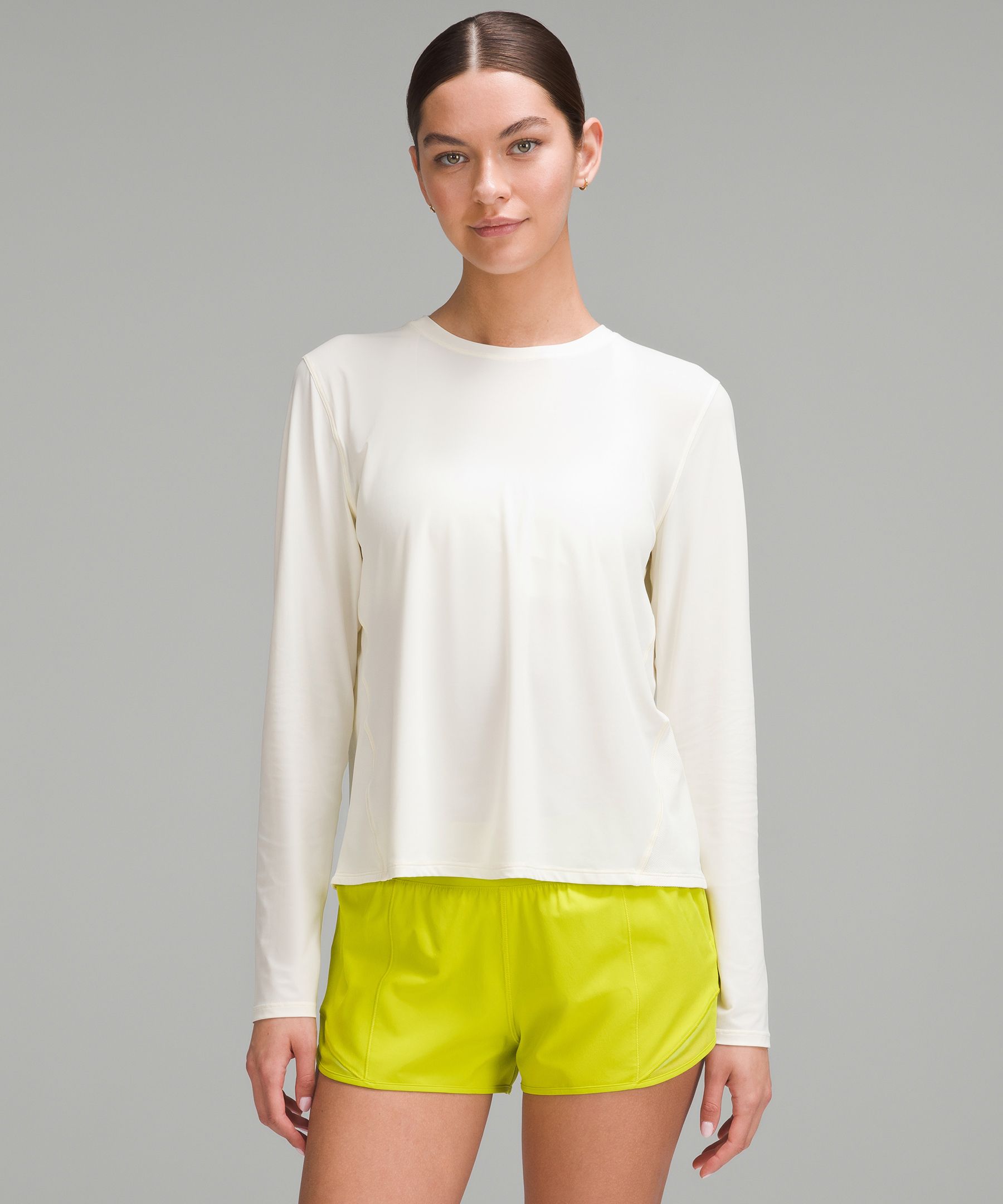 Mesh Panelled Running Long-Sleeve Shirt