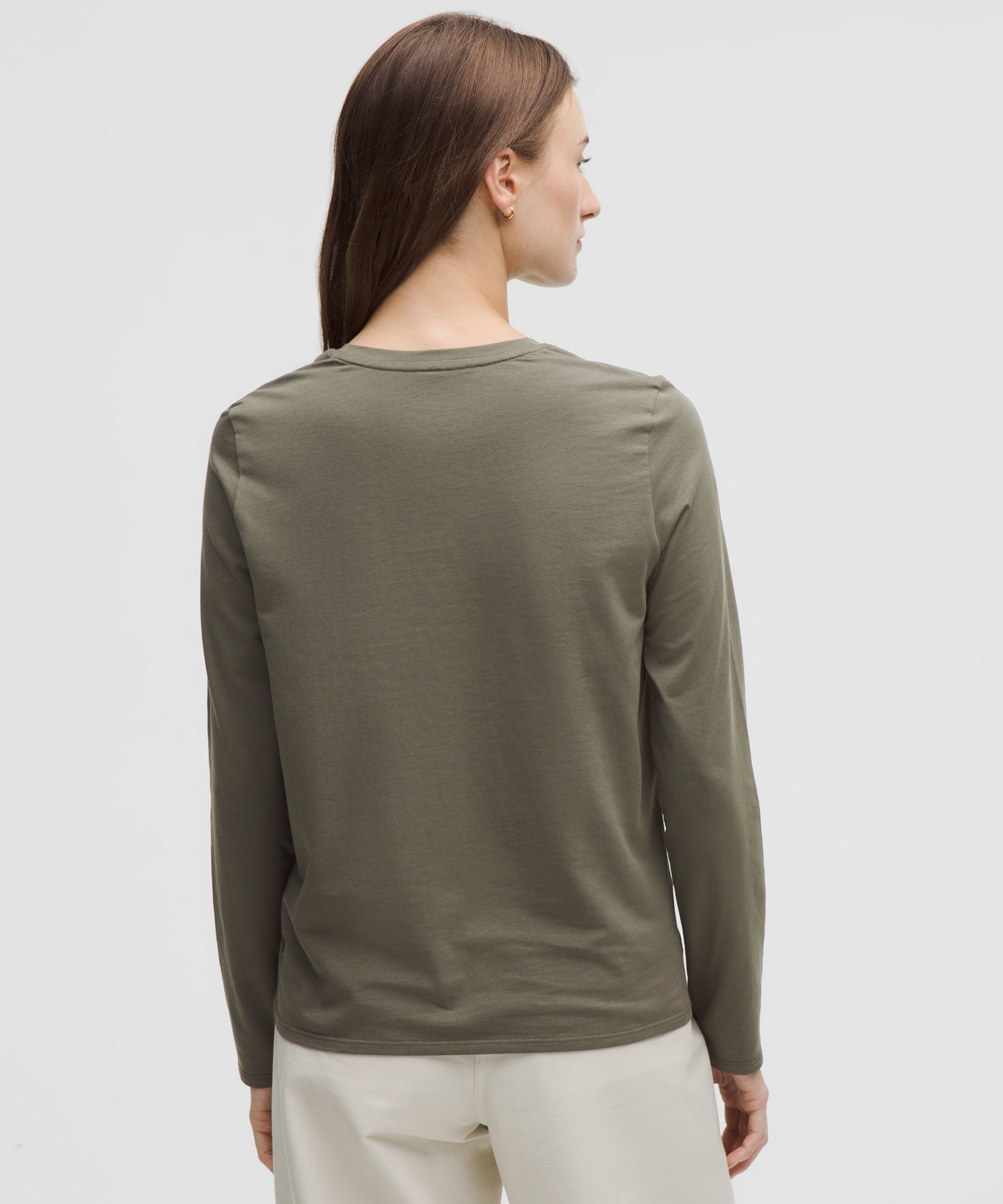 タグ付き【Lululemon 】Lululemon Cover Me 長袖シャツ Lululemon All It Takes Nulu Long-Sleeve Shirt - Pipe Dream