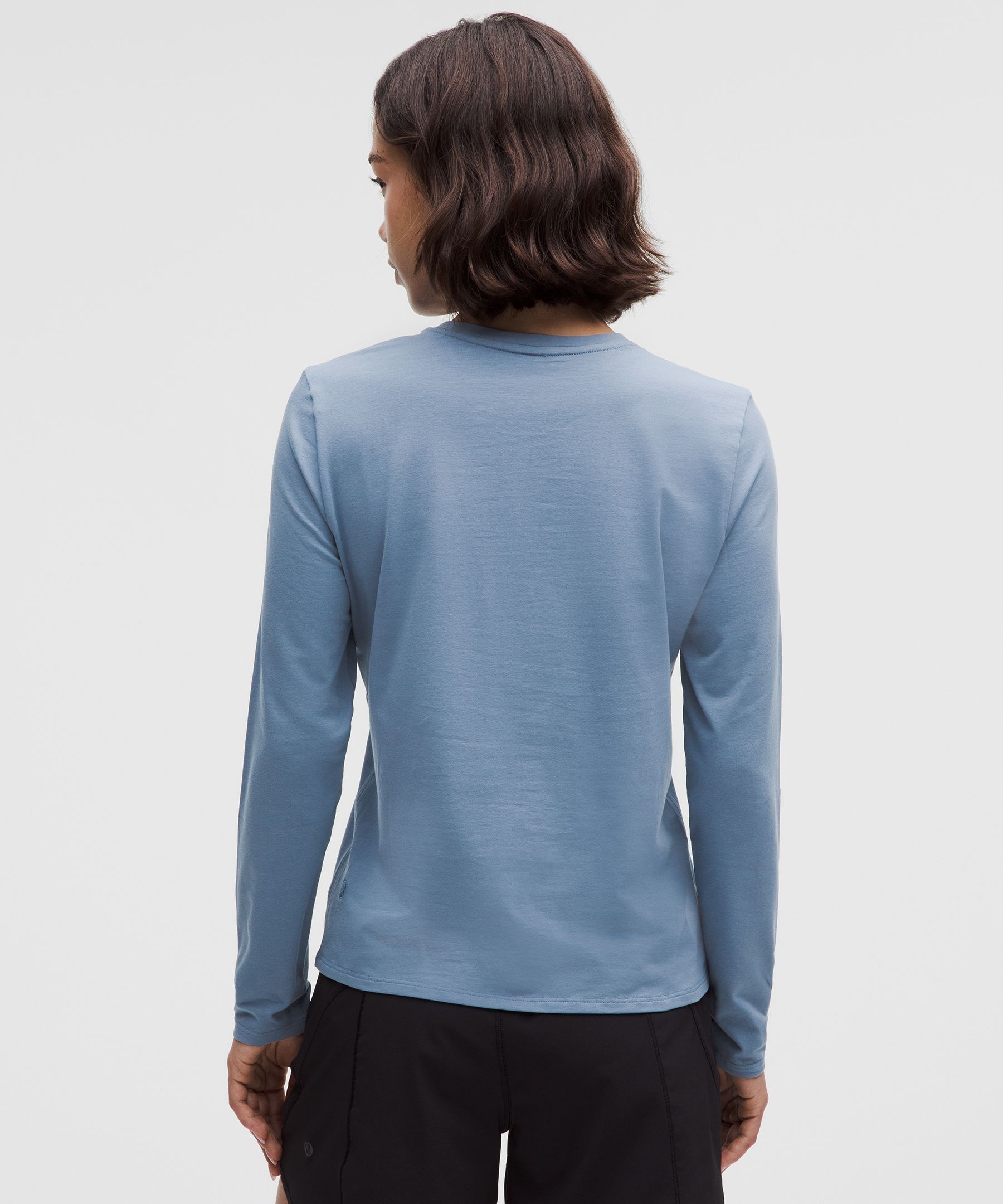 LULULEMON ORGANIC COTTON CREWNECK LONG-SLEEVE SHIRT