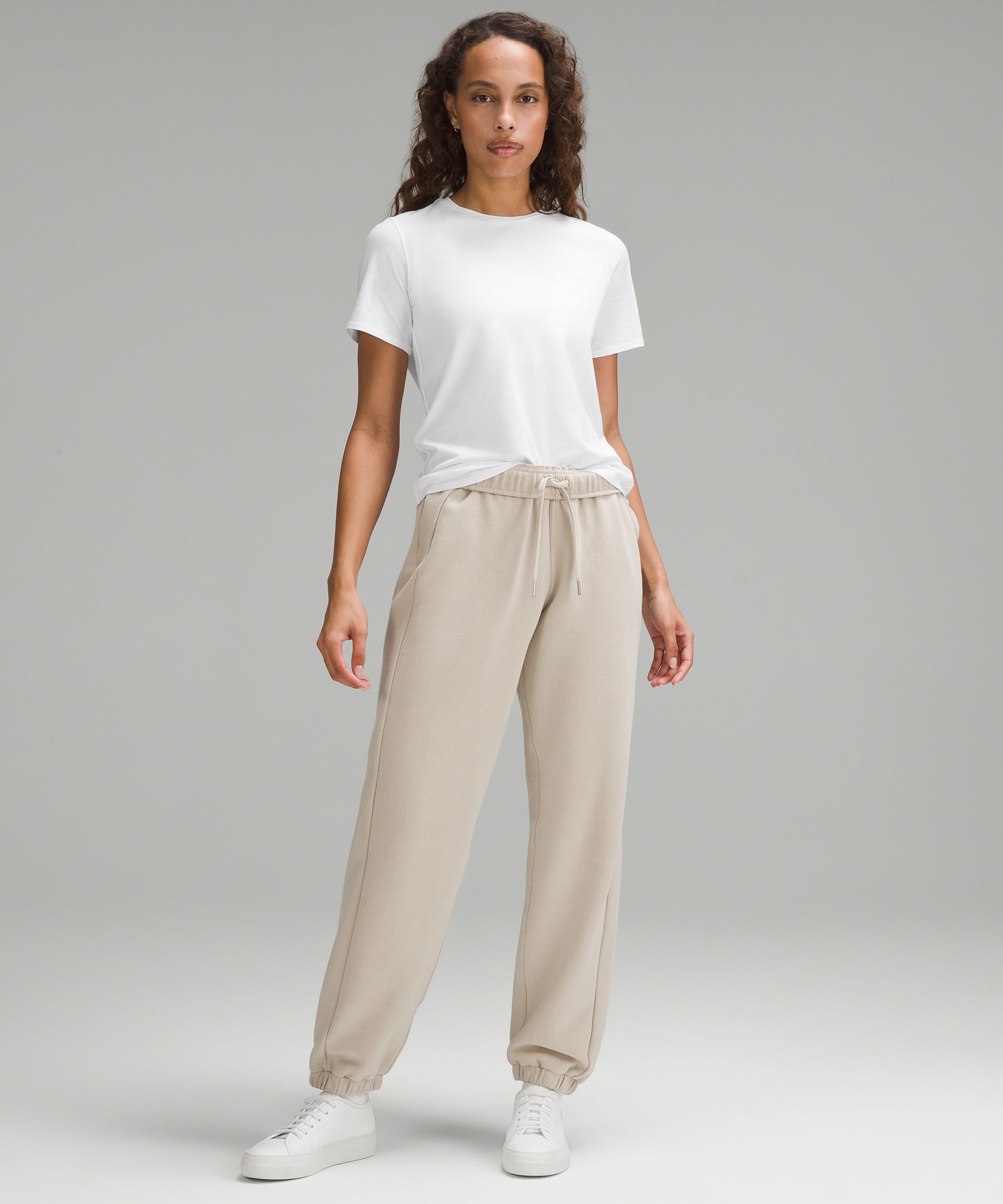 Organic Cotton Straight-Hem Crewneck T-Shirt | Women's Short Sleeve Shirts & Tee's