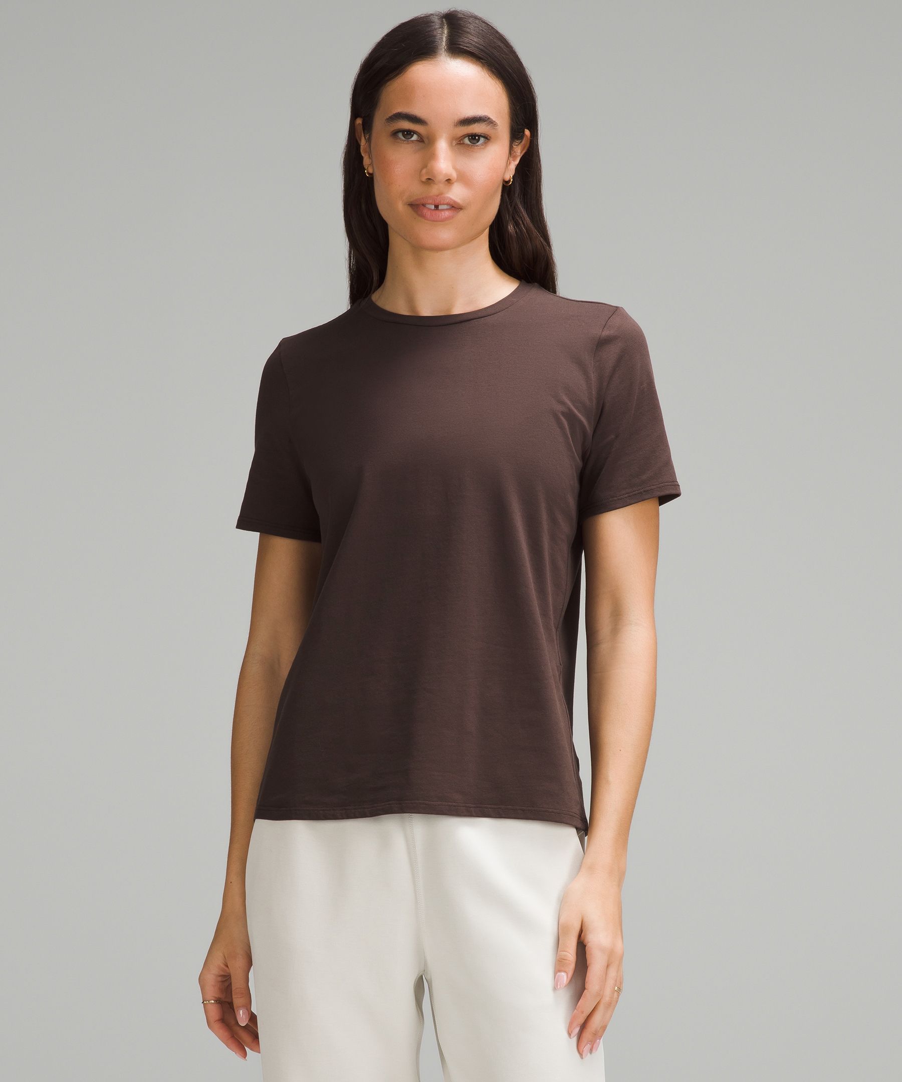 Shop Lululemon Organic Cotton Crewneck T-shirt