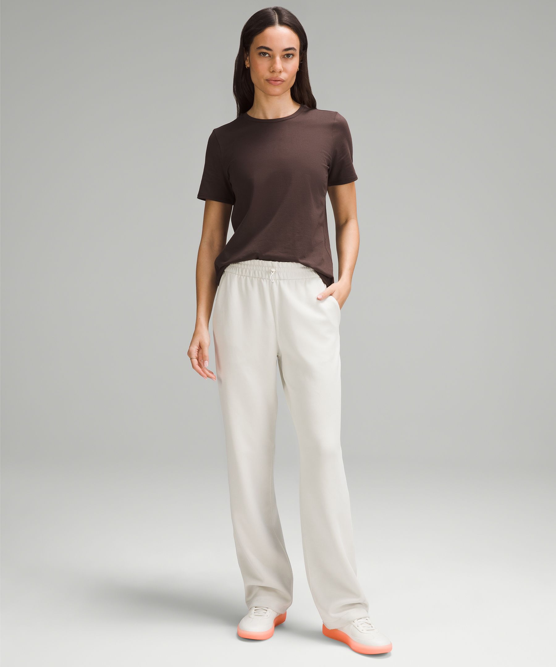 Lululemon Love Organic Cotton Straight-hem Crewneck T-shirt