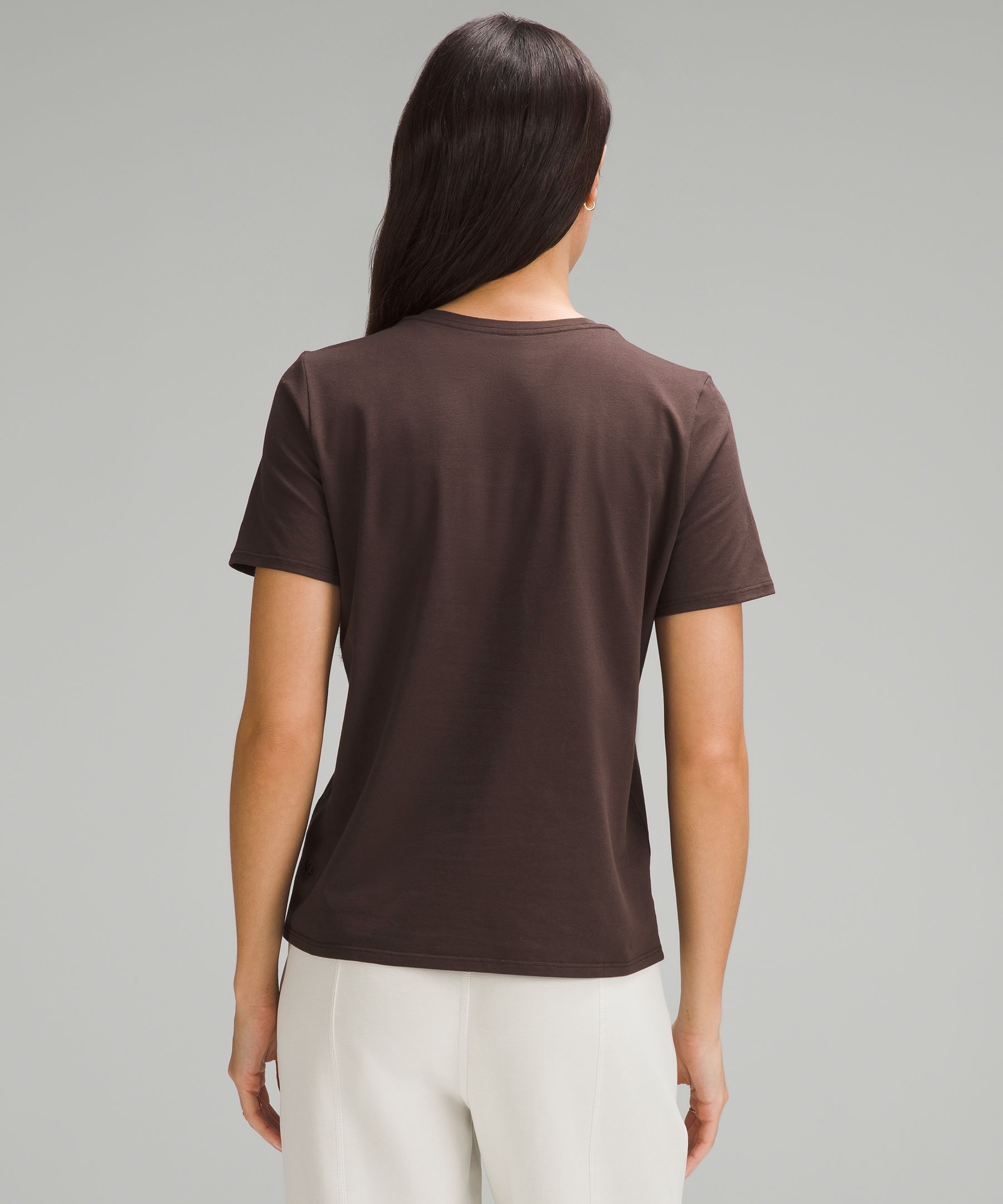 Shop Lululemon Organic Cotton Crewneck T-shirt