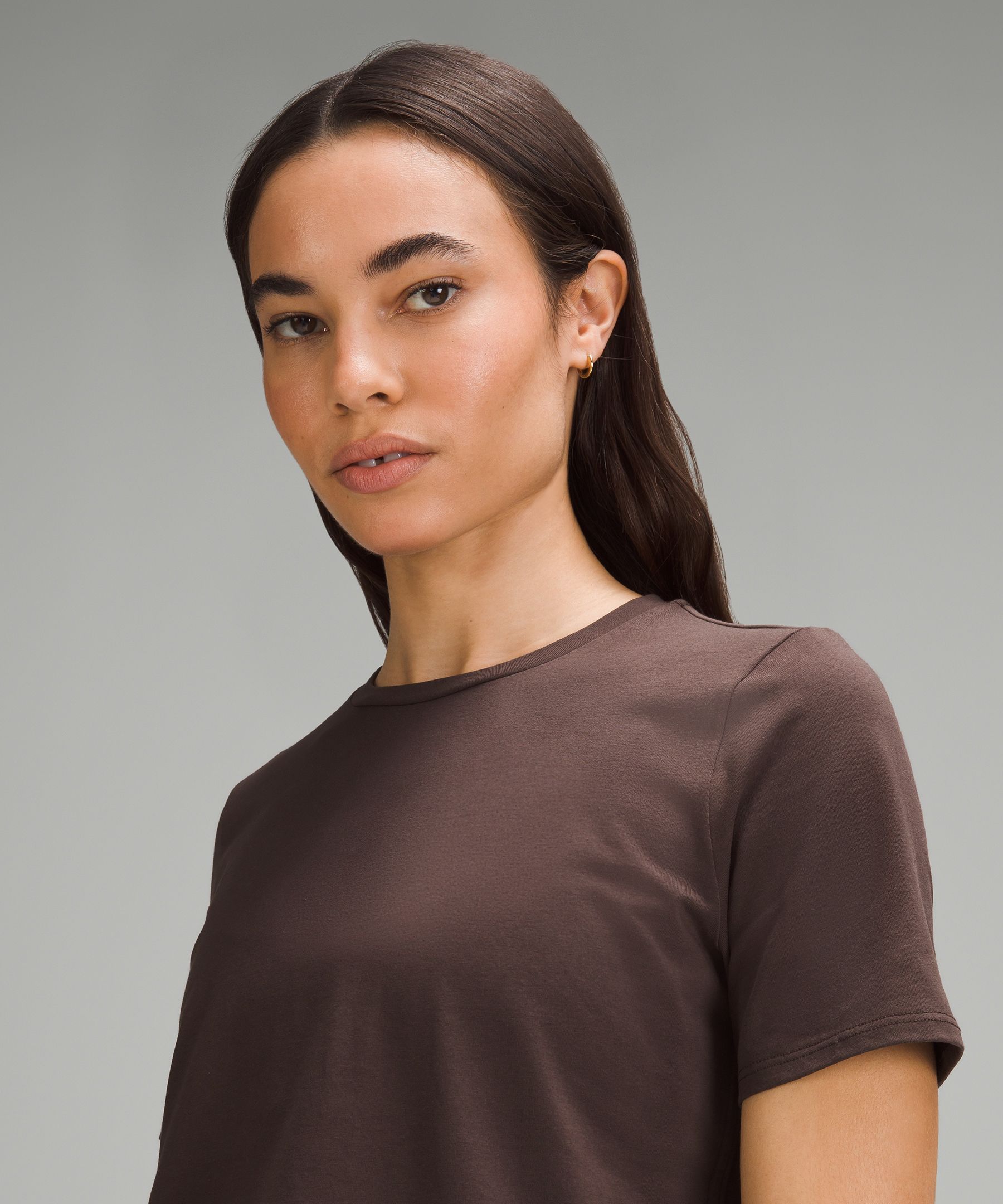 Shop Lululemon Organic Cotton Crewneck T-shirt