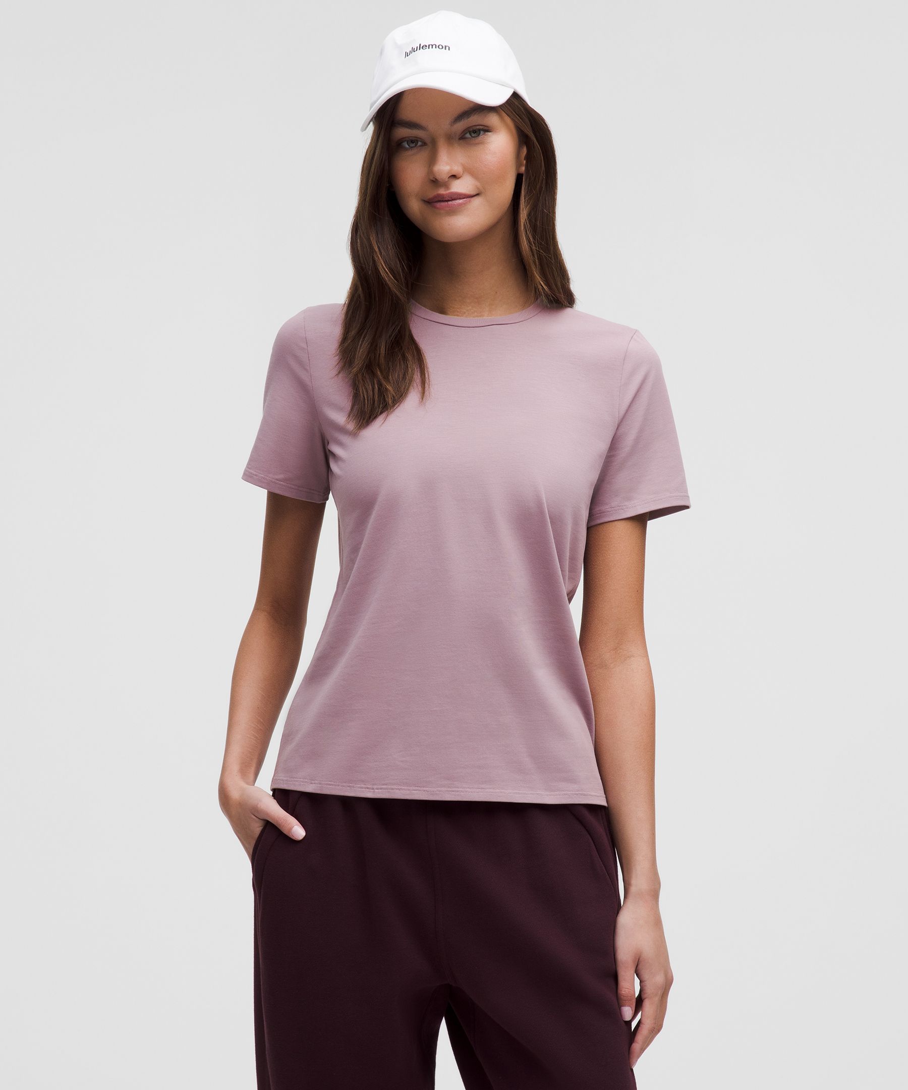 Organic Cotton Straight-Hem Crewneck T-Shirt