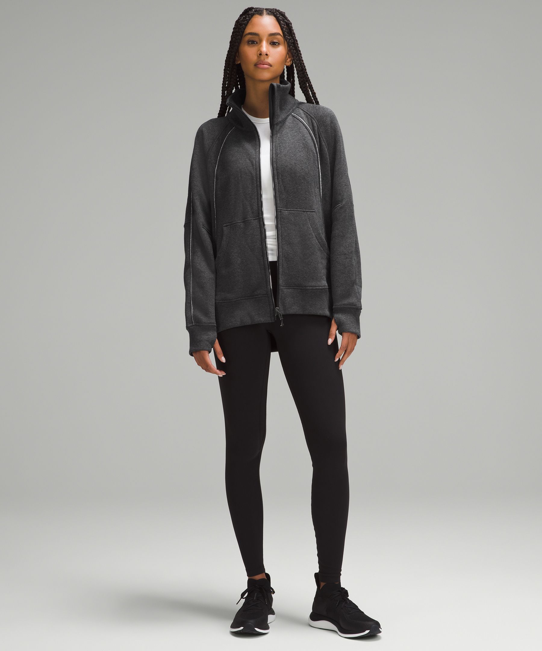 Lululemon athletica Scuba Oversized Funnel-Neck Full Zip *Long