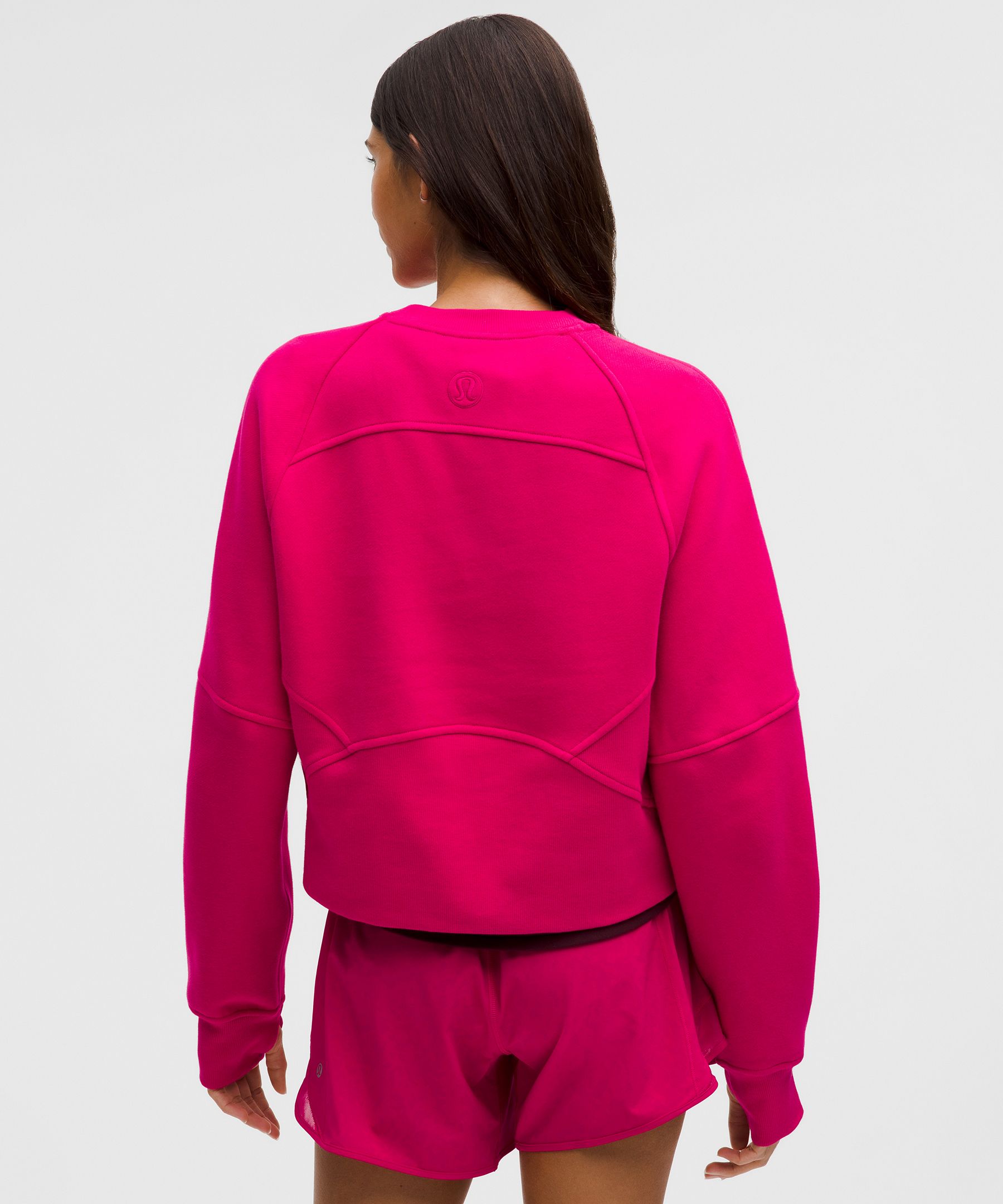 LULULEMON SCUBA OVERSIZED PULLOVER WORDMARK 