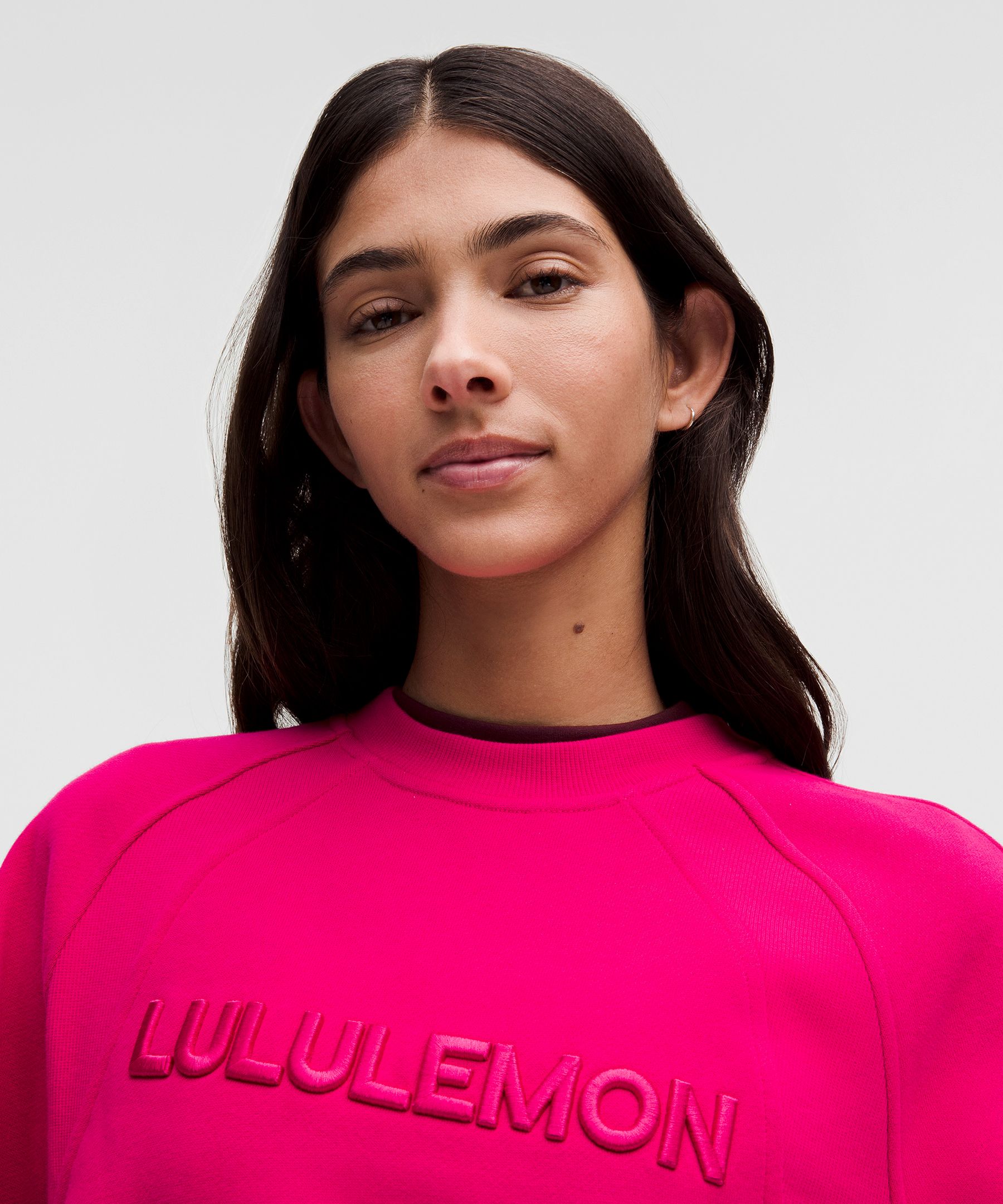 LULULEMON SCUBA OVERSIZED PULLOVER WORDMARK 