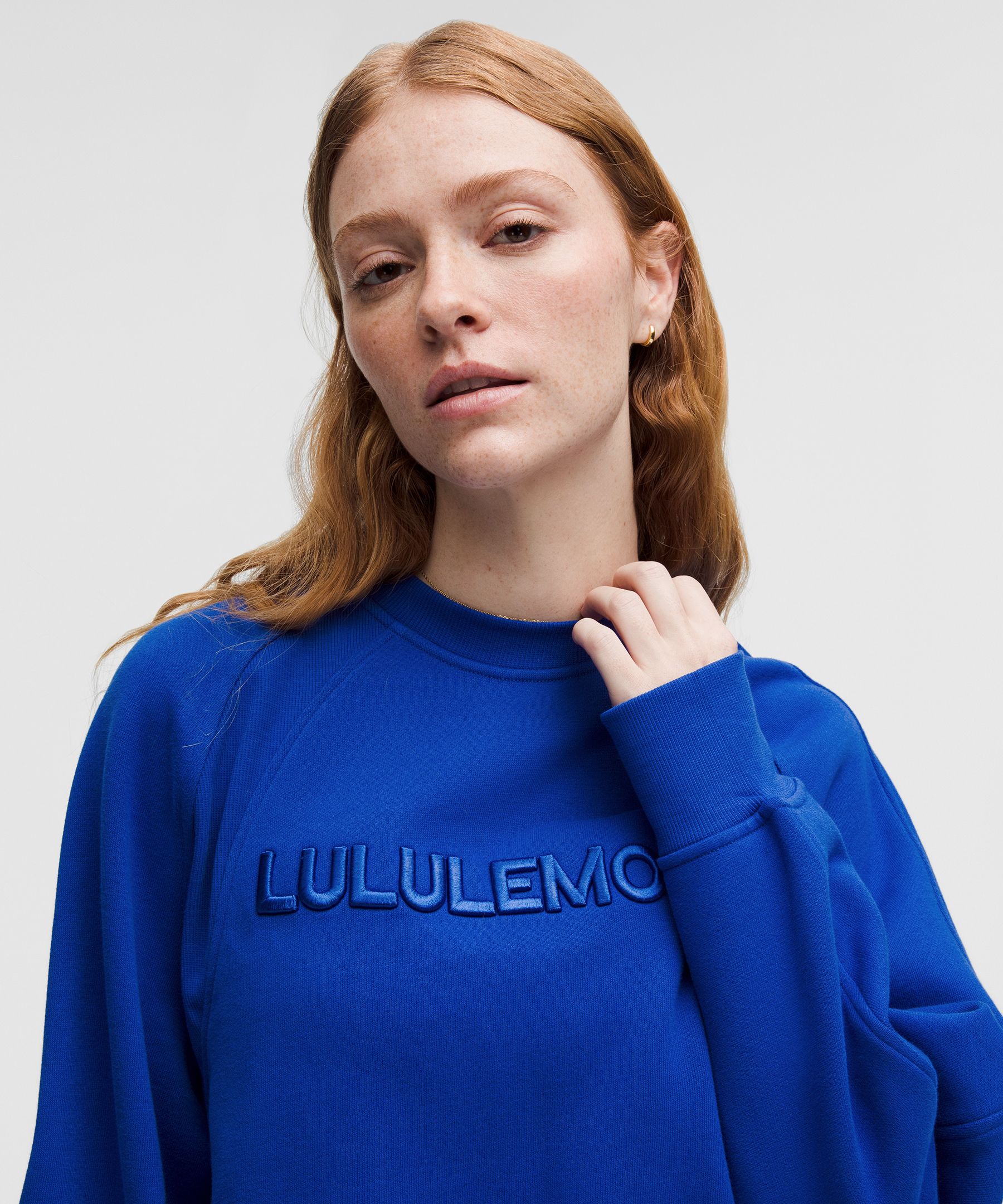 LULULEMON SCUBA OVERSIZED PULLOVER WORDMARK