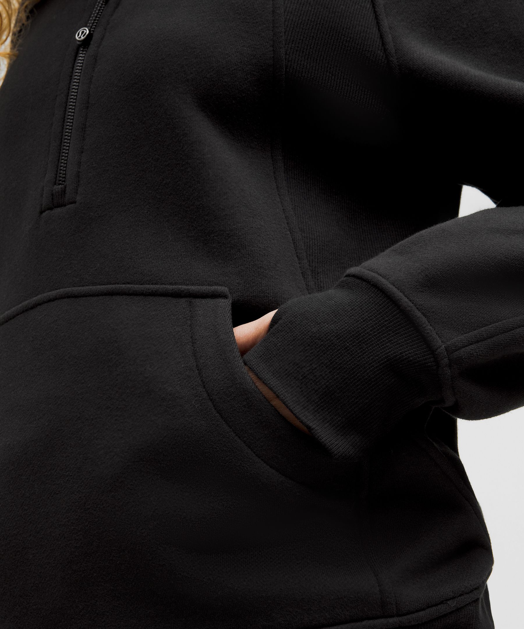 Lululemon Black Scuba Oversized Funnel Neck Half Zip Sweatshirt Size M/L  Size M - $78 (33% Off Retail) - From M