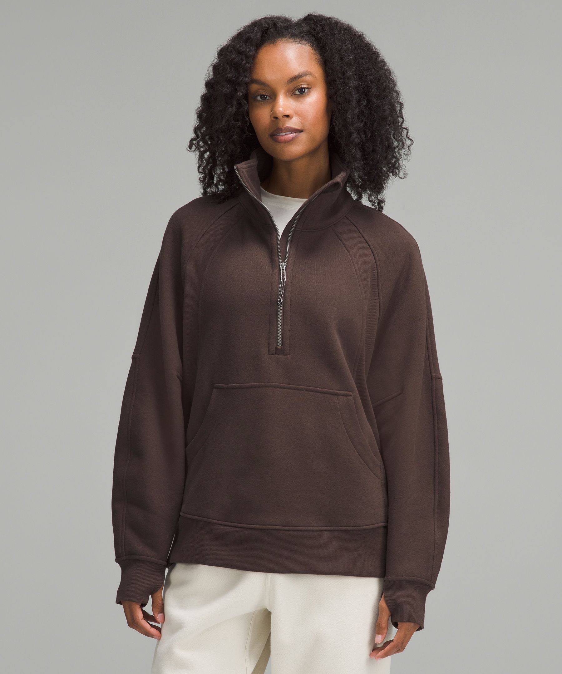 Lululemon SCUBA OVERSIZED FUNNEL NECK HALF-ZIP Water deals Drop Size: XS/S