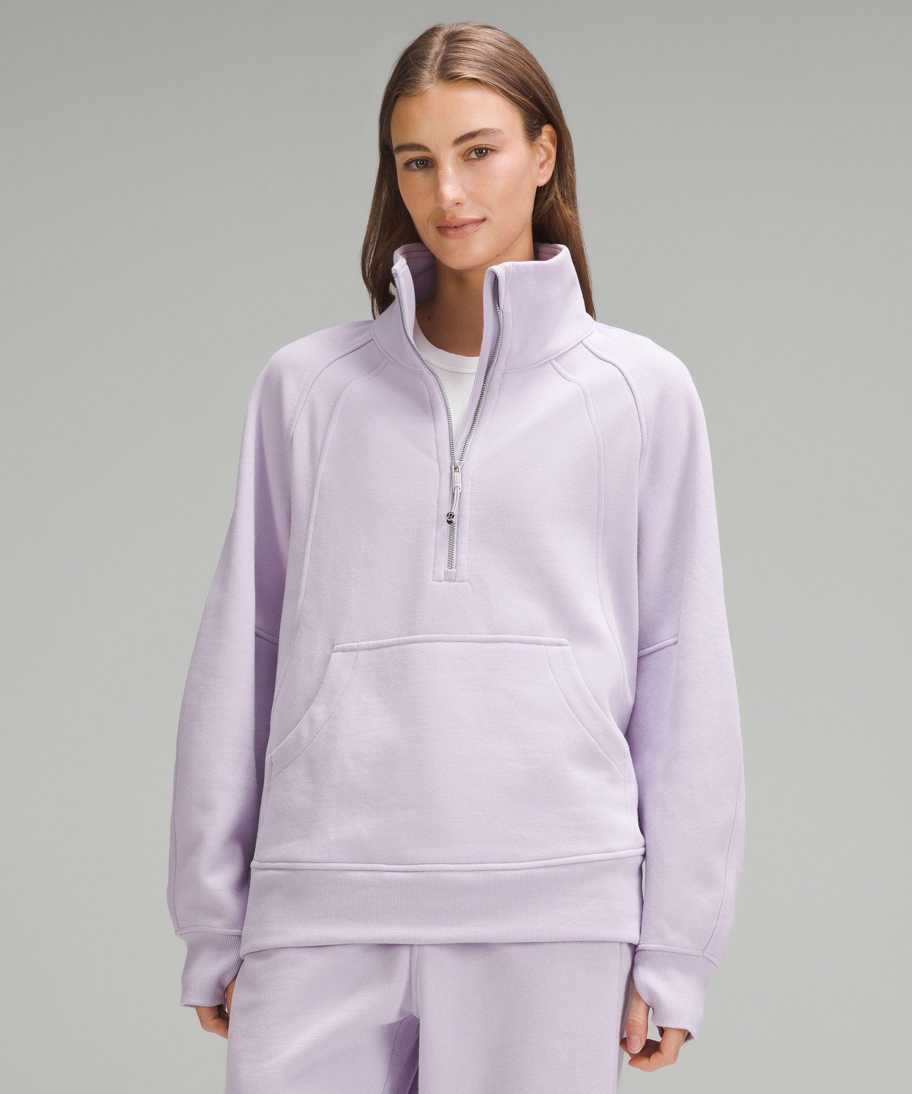 Scuba Oversized Funnel-Neck Half Zip