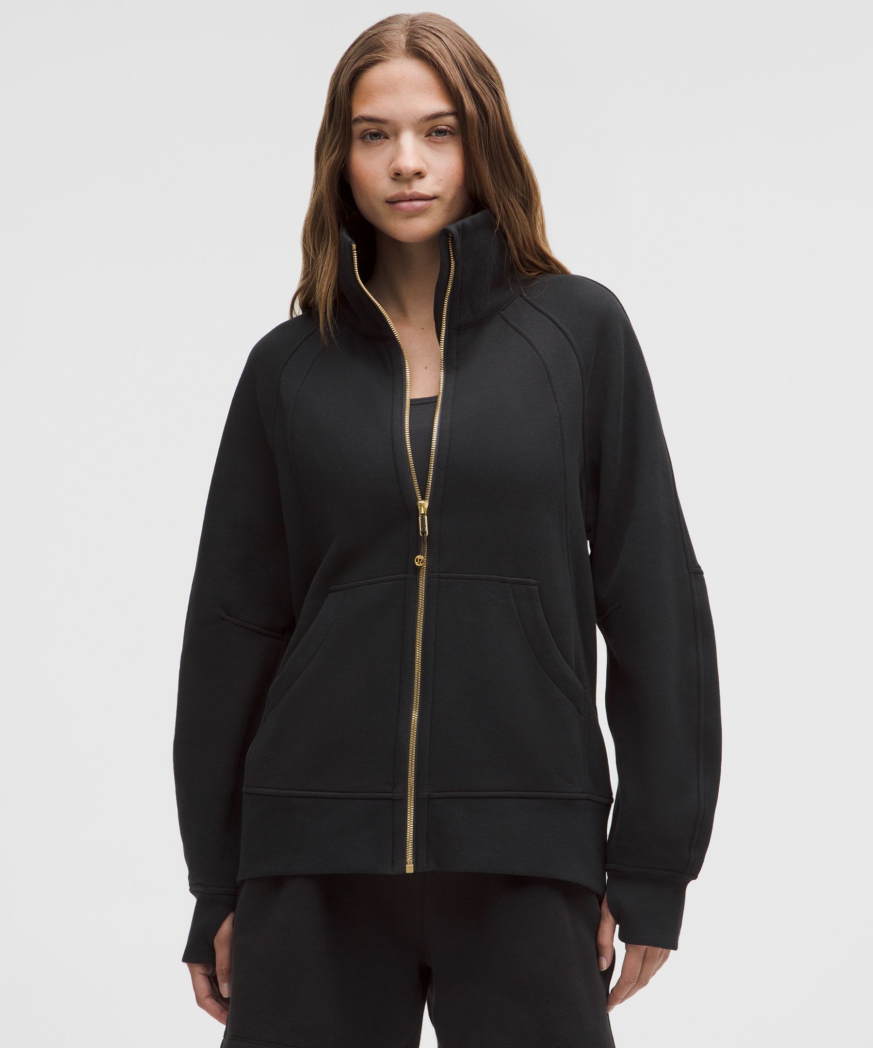 Scuba Oversized Funnel-Neck Full Zip