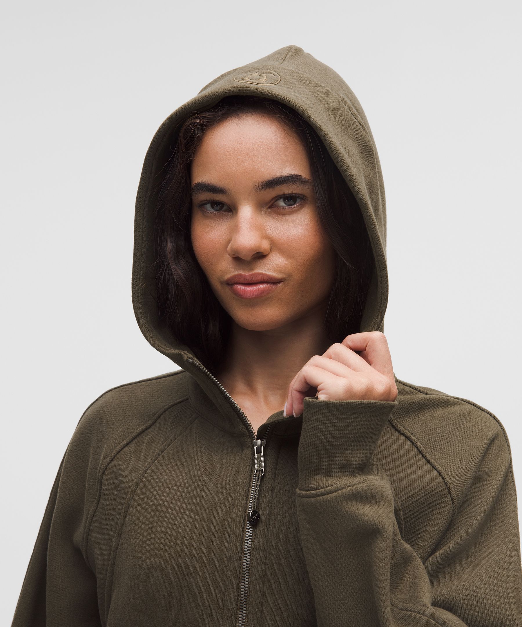 Lululemon Scuba Oversized Full-zip Hoodie In Green