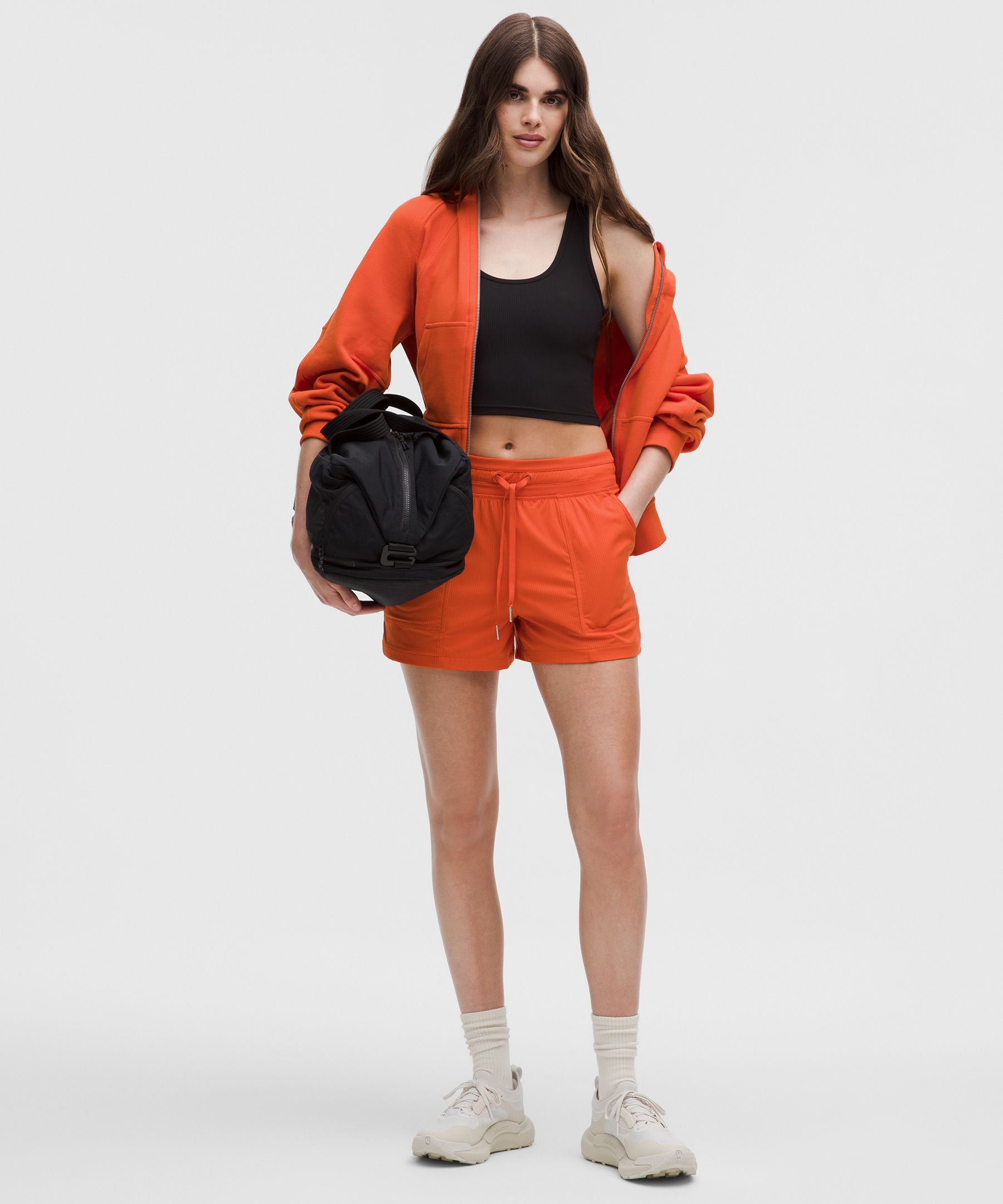 Lululemon Scuba Oversized Full-zip Hoodie In Orange