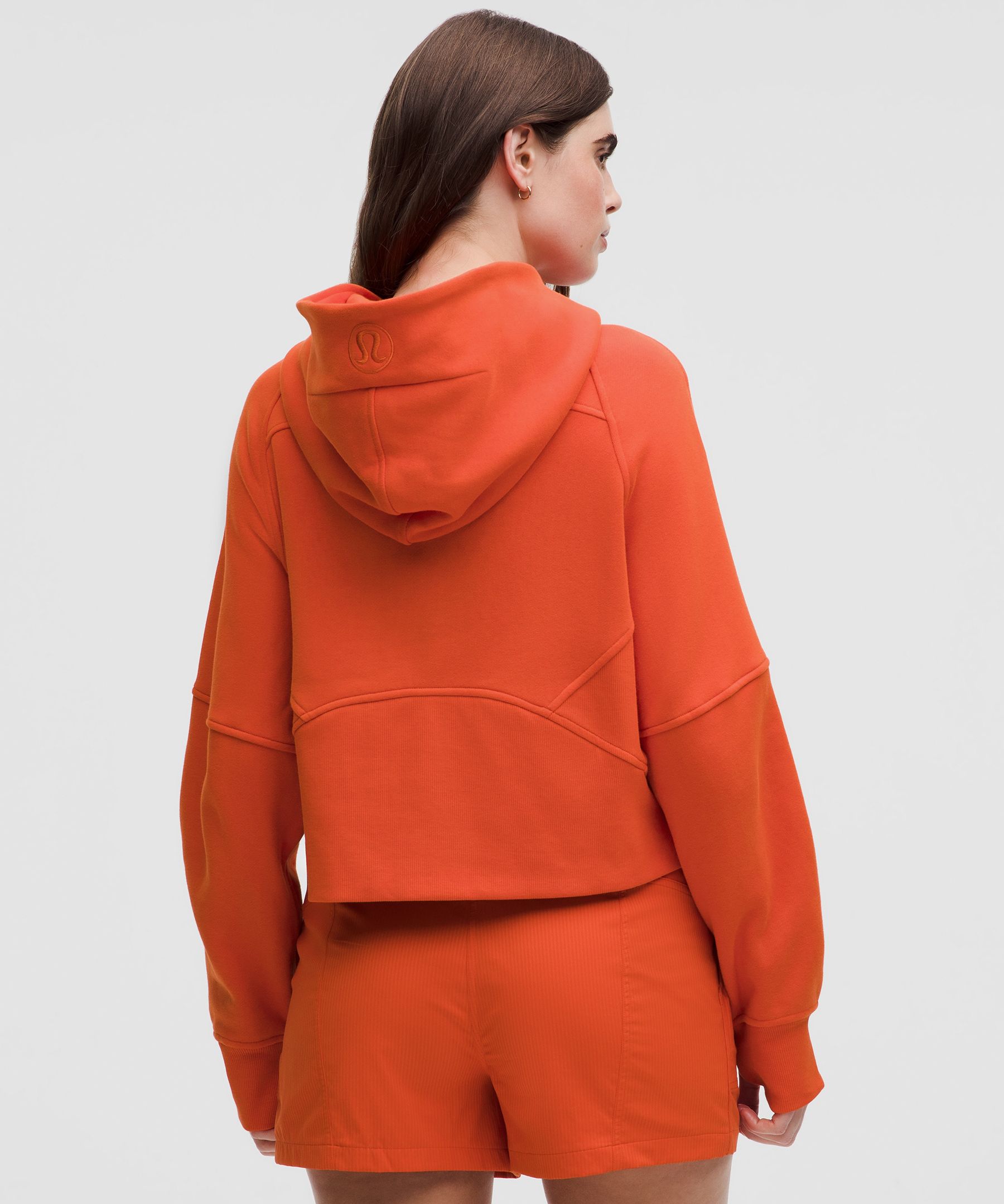 Lululemon Scuba Oversized Full-zip Hoodie In Orange