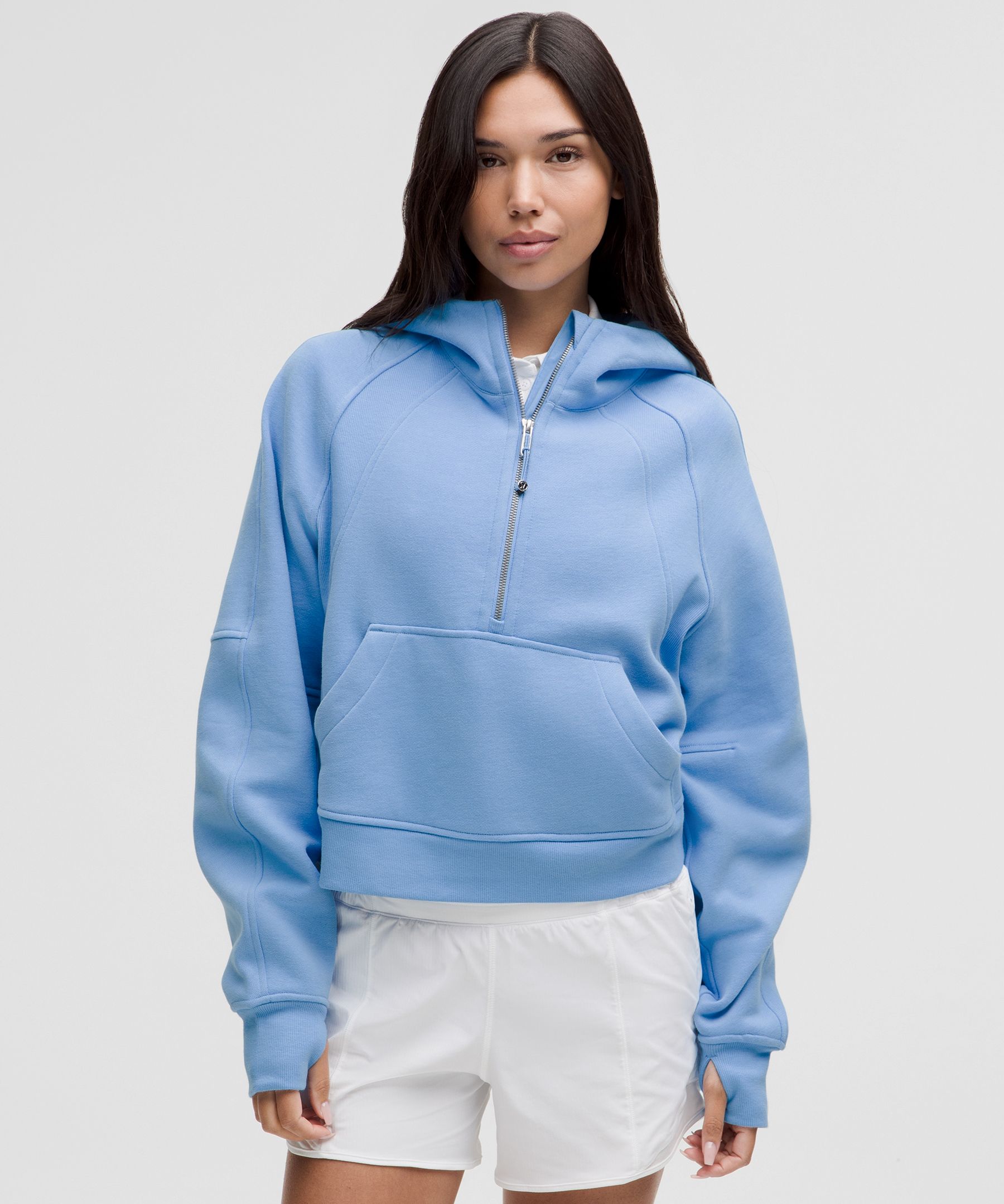 Scuba Oversized Half-Zip Hoodie