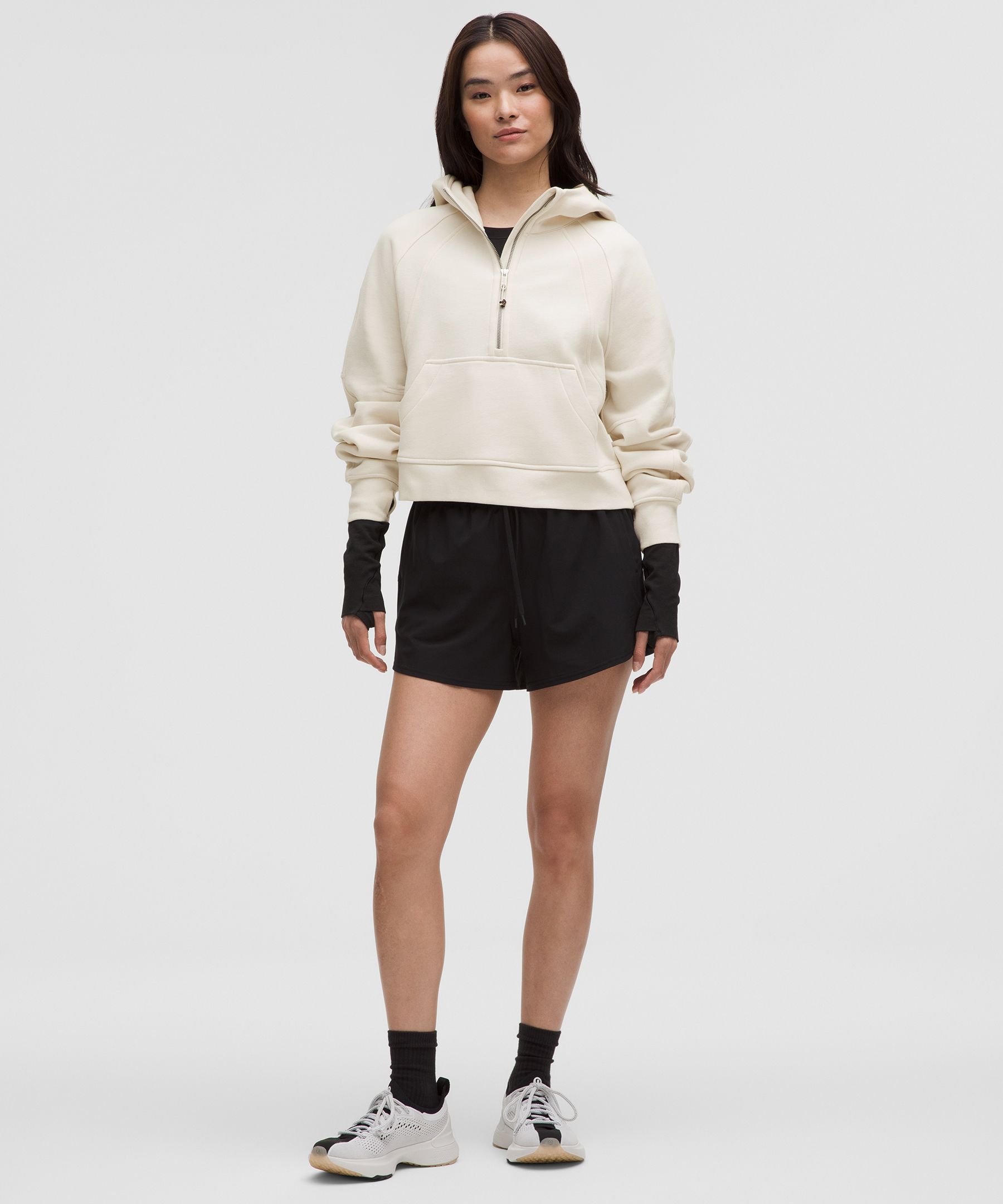 Scuba Oversized Half-Zip Hoodie